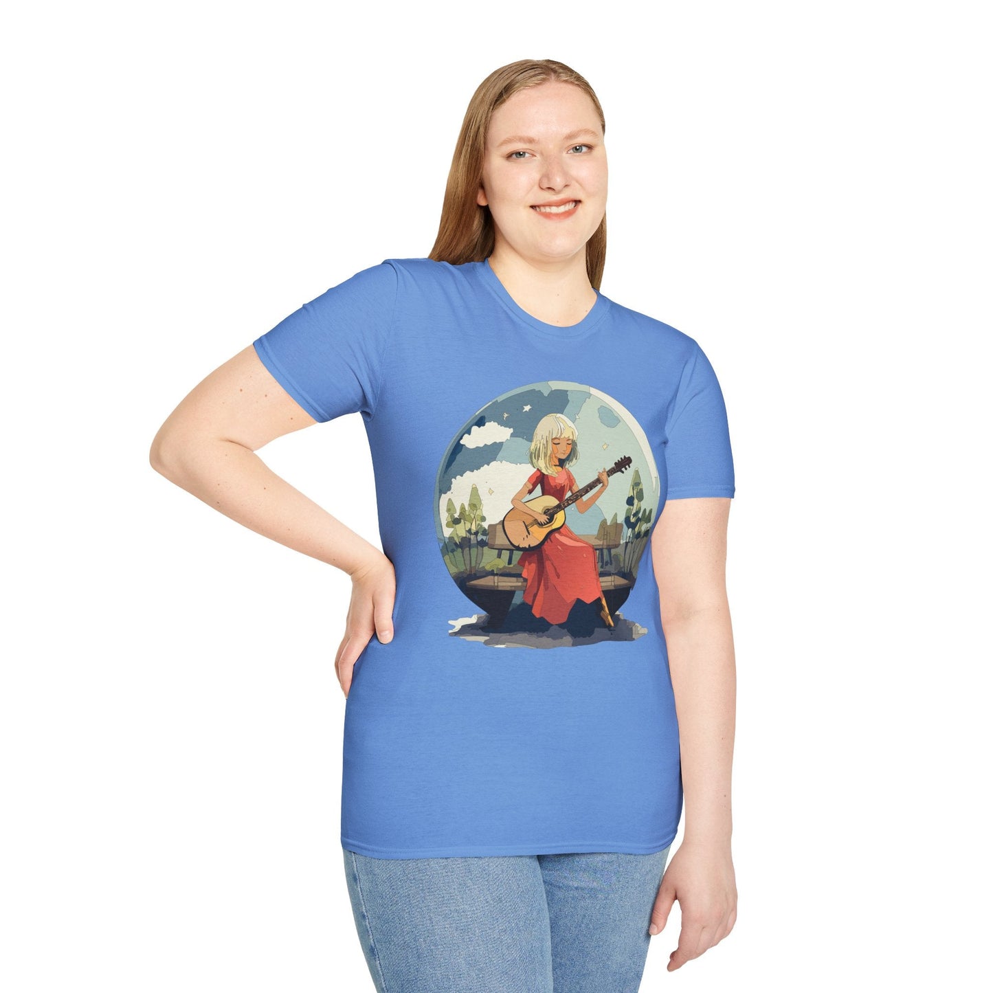 Womens Graphic T Shirts Art Design Shirt Unisex Softstyle Cotton Tee Quality Comfort Everyday Style