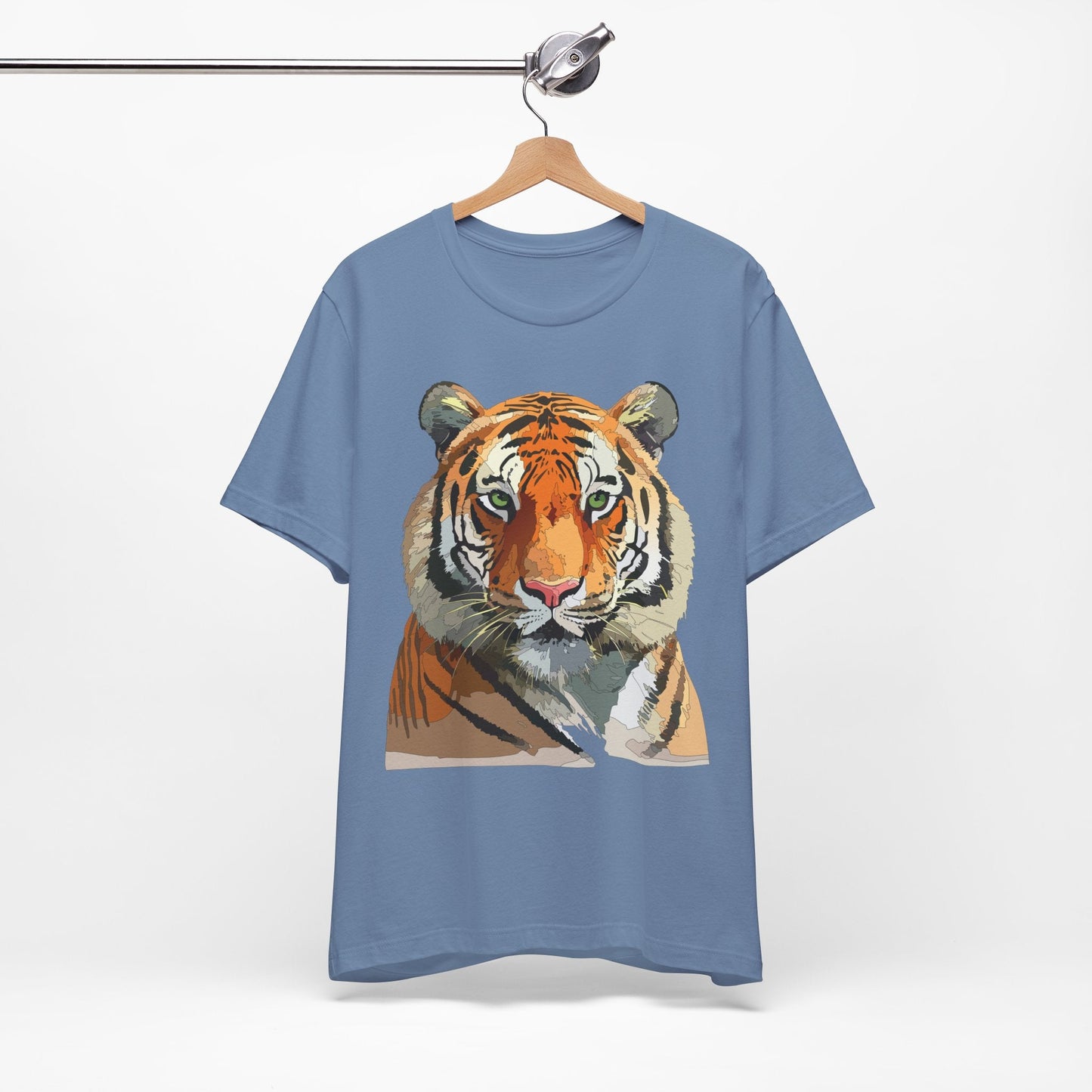 Unisex Animal Graphic Tee Shirt With Wildlife Art Design For Everyday Comfort Gildan 64000