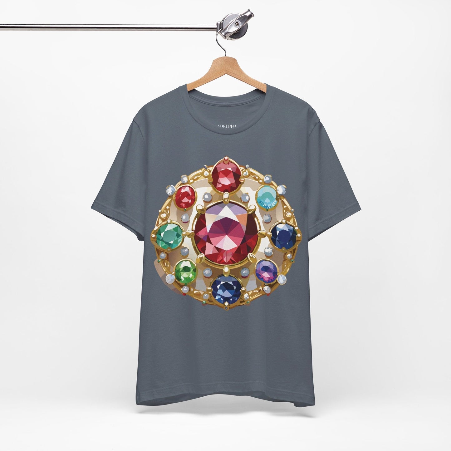Adelpha Graphic T Shirt Unisex Vintage Artwork Tee Jewelry Design Short Sleeve Art Print