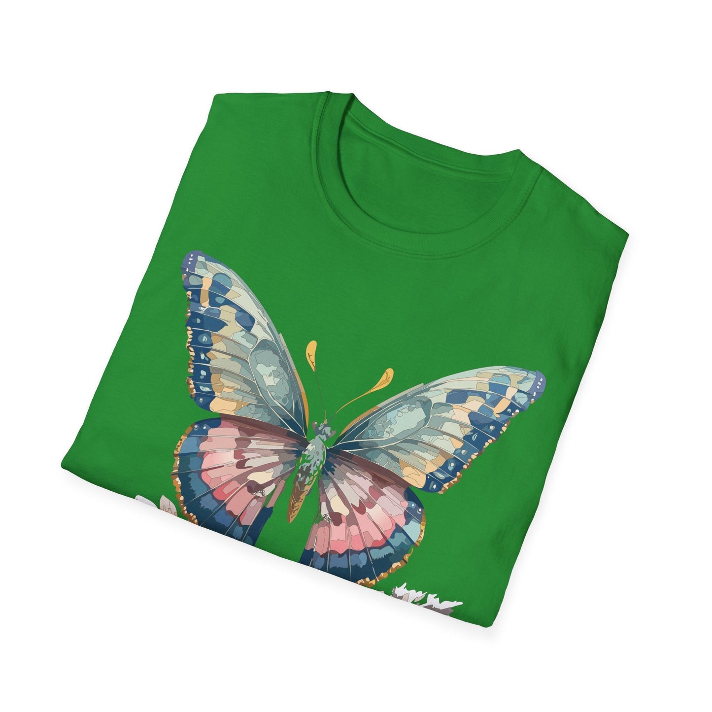 Butterfly Shirt Unisex Monarch Design Gildan Softstyle 64000 Ring Spun Cotton Tee