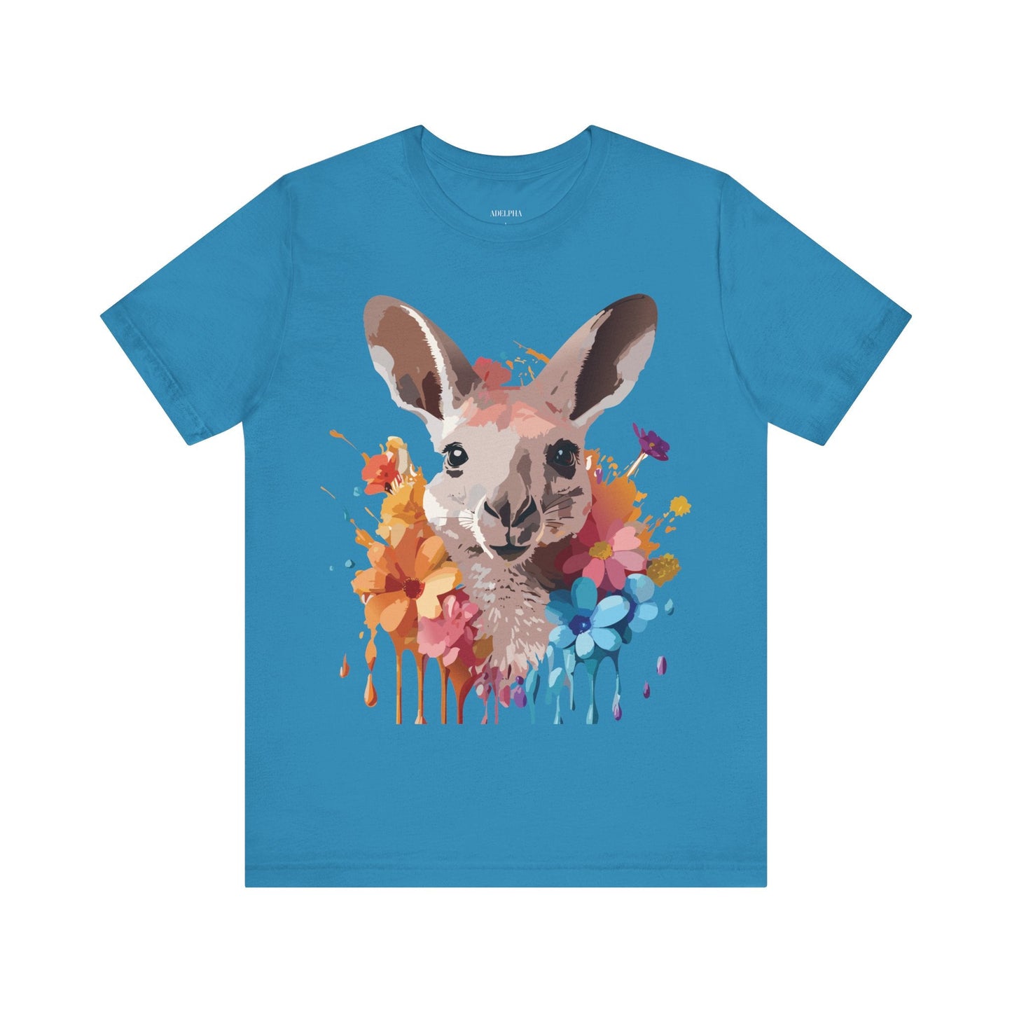 Kangaroo Graphic T Shirt Unisex Adelpha Art Design Vintage Inspired Tee With Original Artwork