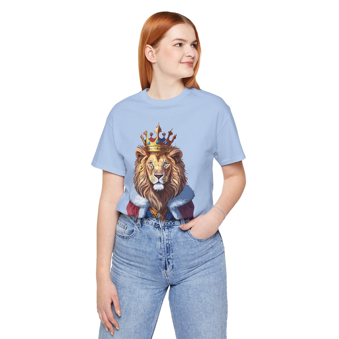 Unisex Animal Tee Shirt With Wild Animal Art Design Softstyle Comfort Tee Gildan 64000