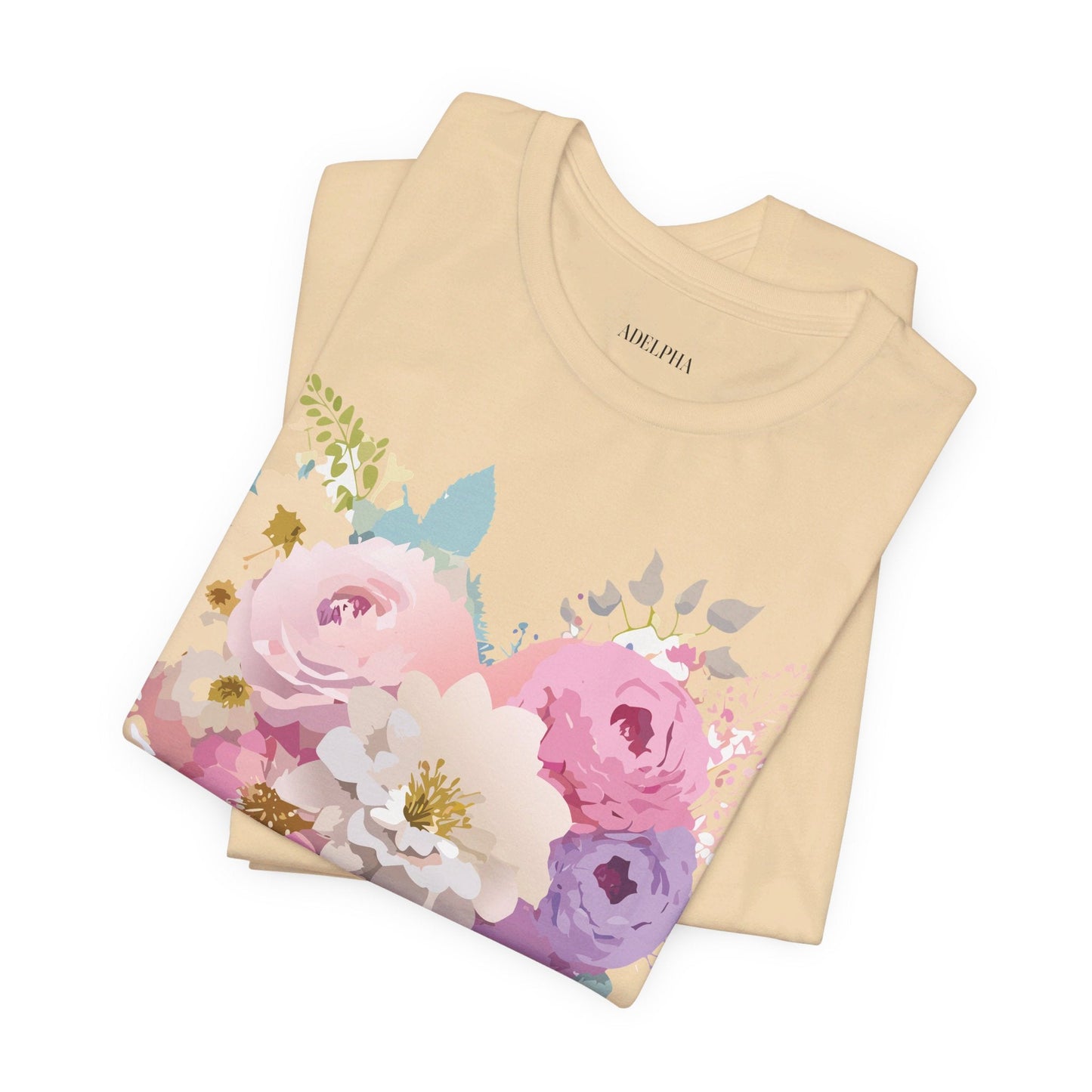 Valentine Graphic Tee Unisex Short Sleeve Shirt With Adelpha Vintage Artwork Design