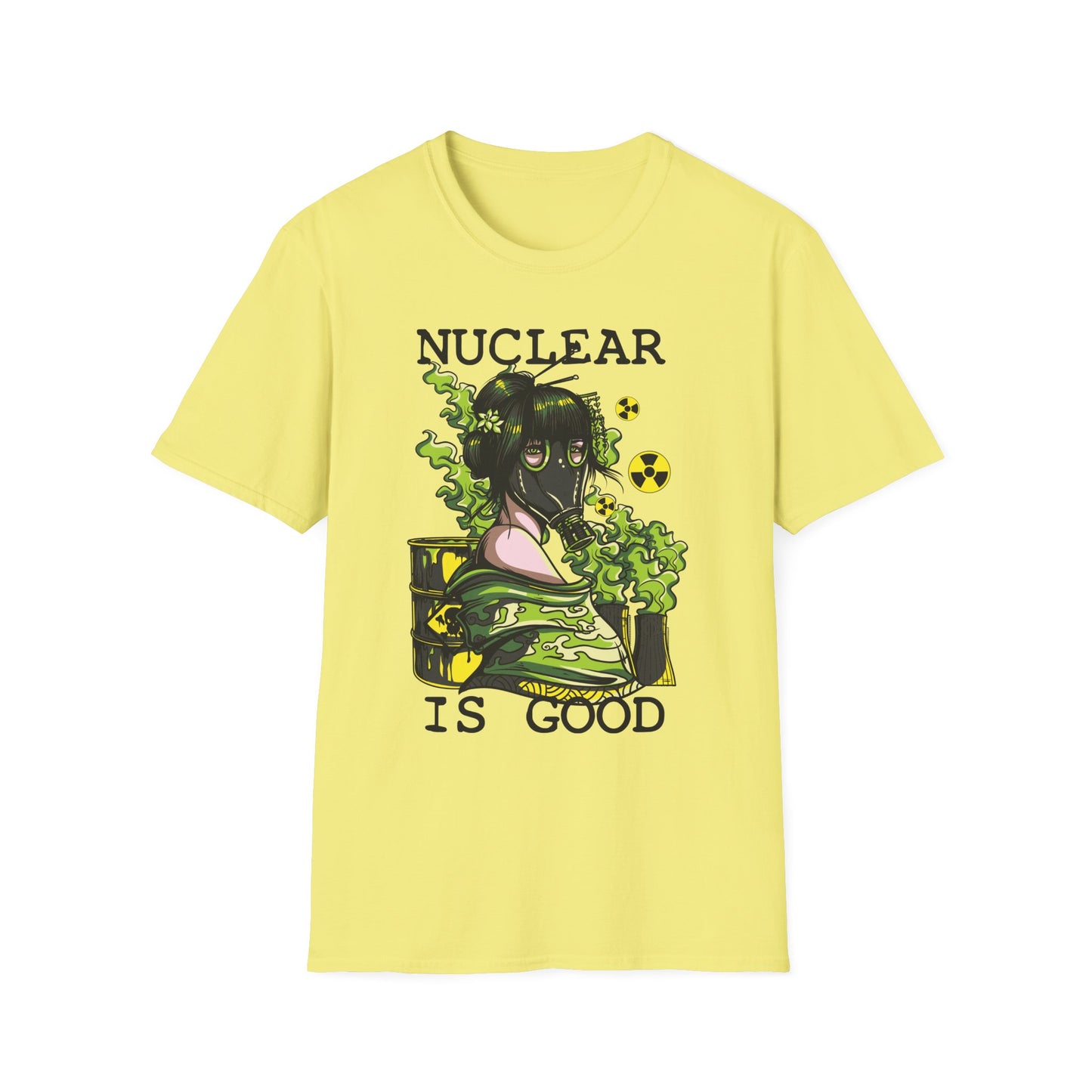 Unisex Cotton T-Shirt with Cartoon Graphic Design