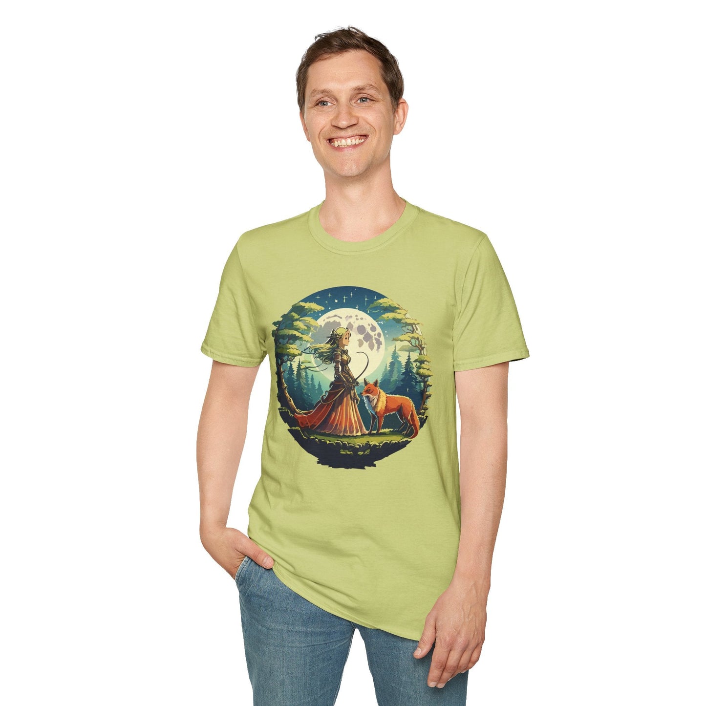 Womens Graphic T Shirt Art Design Tee Softstyle 64000 Gildan Unisex Cotton Comfort Tee