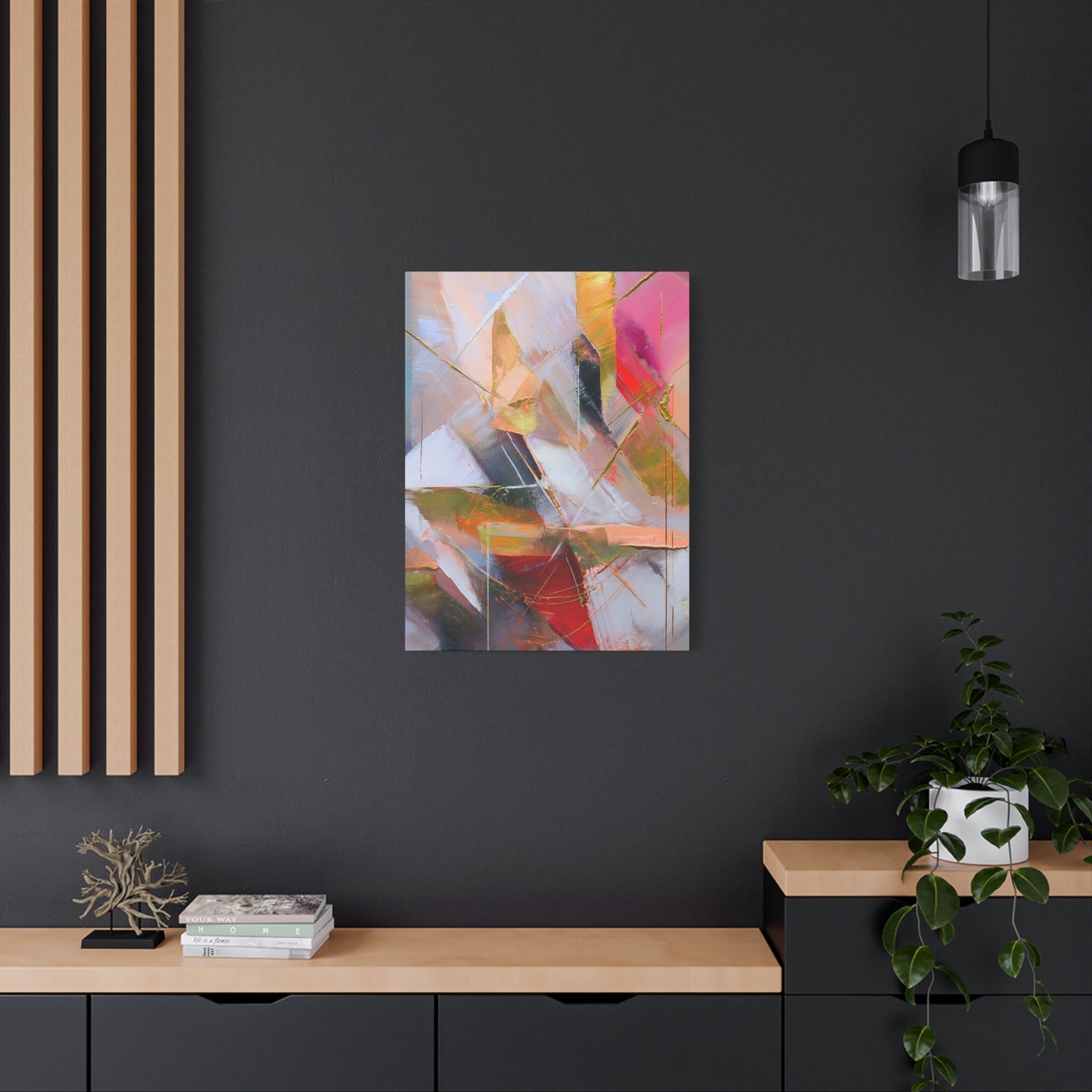 Abstract Oil Painting Print Canvas 20x24,20x30,24x30 24x32,24x36,30x40 32x48,36x48,40x60 Pine-Wood Inner Frame ABS-179