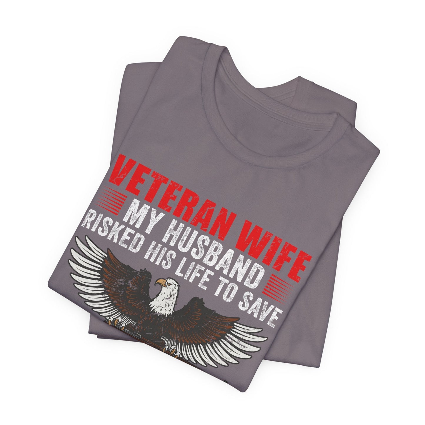 Army Veteran Patriotic Graphic Design Unisex Cotton T-Shirt v40