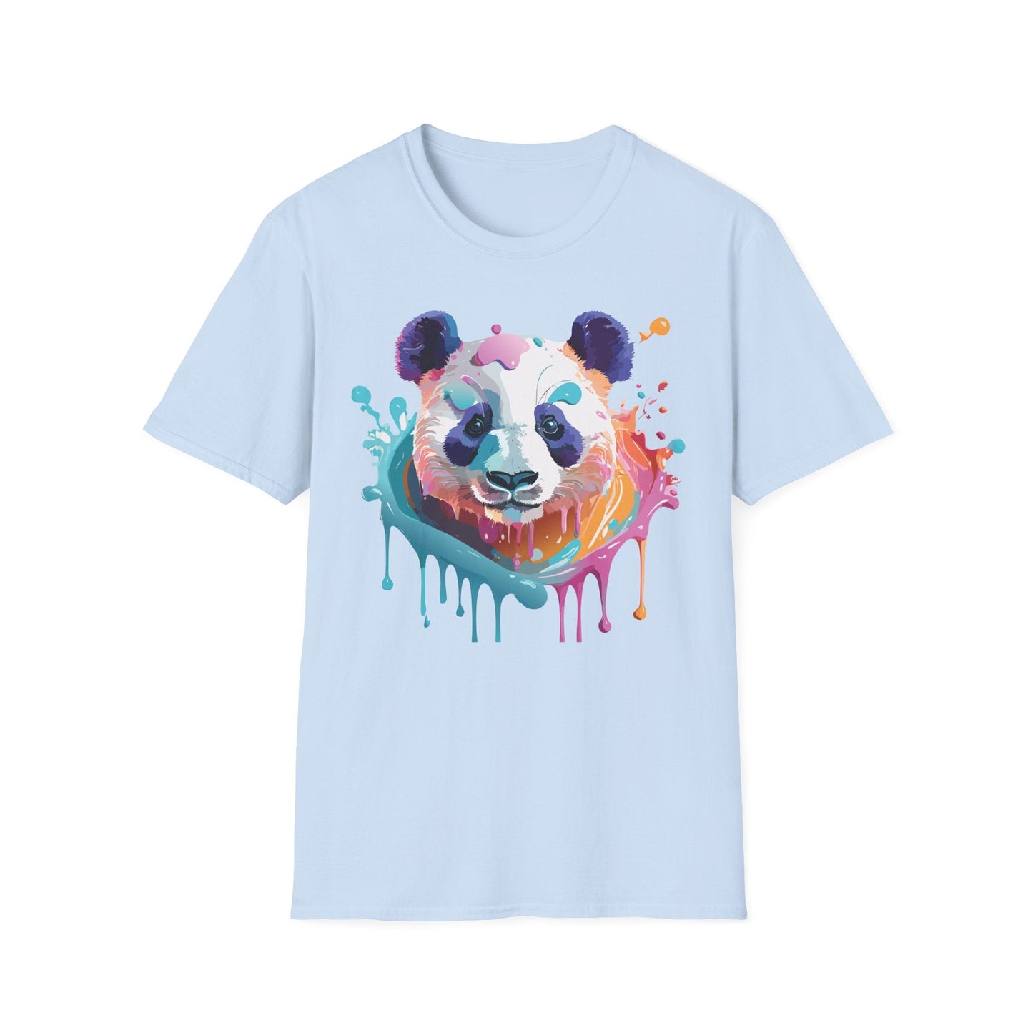 Panda Shirt T Shirt Softstyle 64000 Gildan 100 Percent Ring Spun Cotton Comfortable Animal Tee