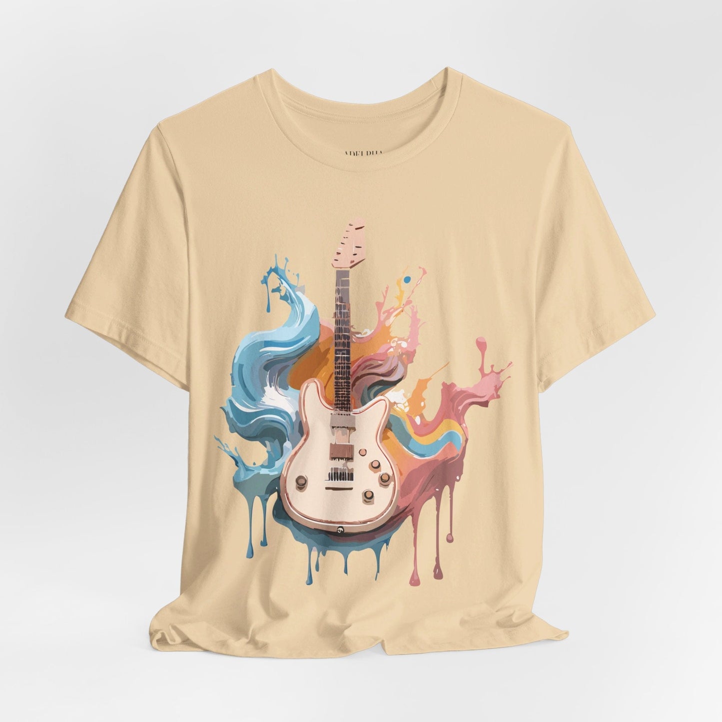 Music T Shirt Unisex Graphic Tee Featuring Original Adelpha Artwork Vintage Inspired Design