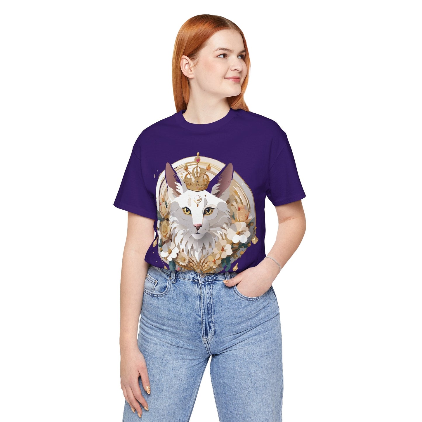 Medallion Graphic Unisex 100 Cotton Vintage Animal Medal Artwork Tee 38