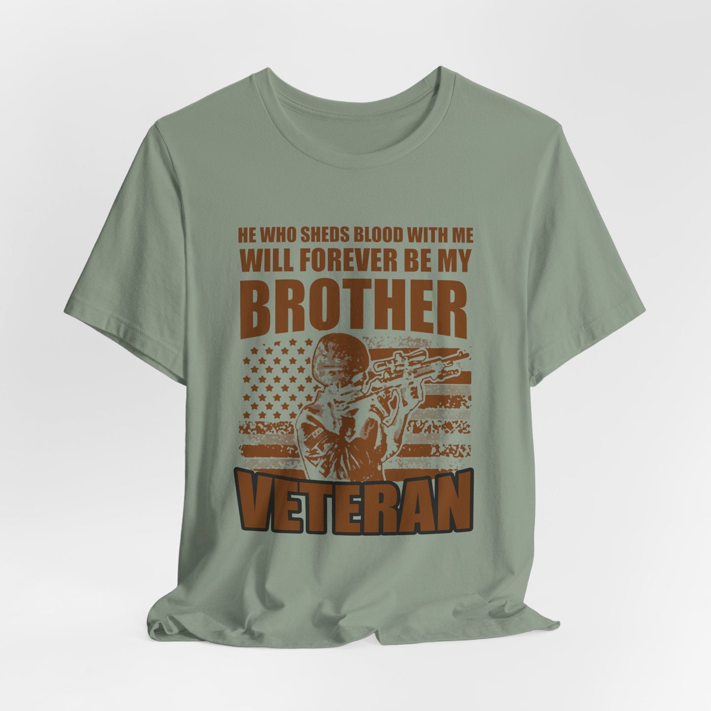 Army Veteran Patriotic Graphic Design Unisex Cotton T-Shirt v47
