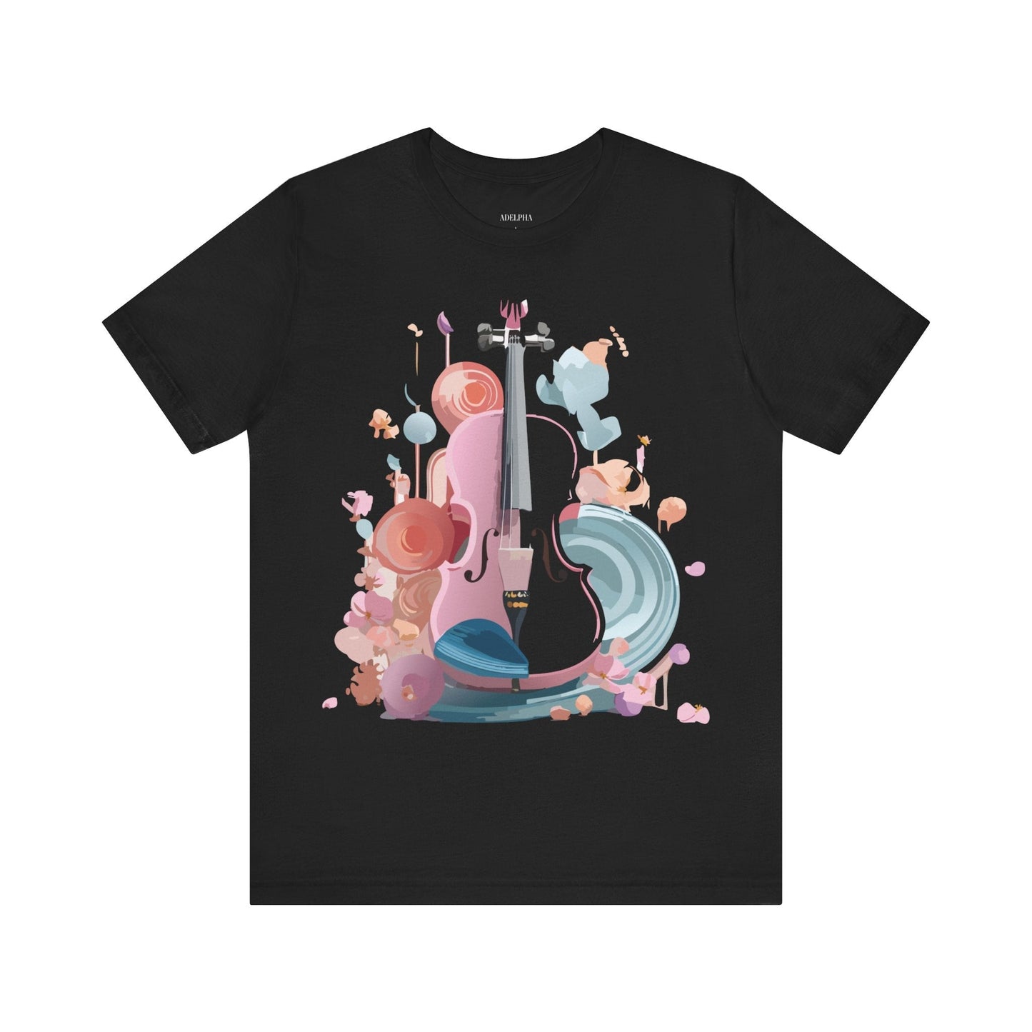 Adelpha Music Graphic T Shirt Unisex Short Sleeve Tee Vintage Inspired Artwork Edition