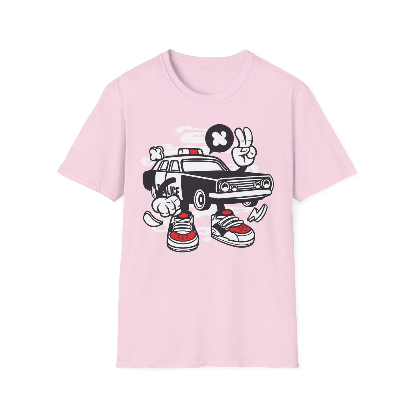 Cartoon T Shirt Animation Tee Funny Unisex Gildan Softstyle 64000 Cotton Tee Comfort