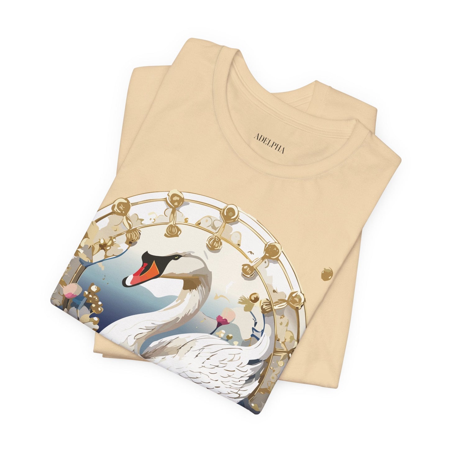 Adelpha Medallion Graphic Tee Unisex Jersey Short Sleeve Art Design Shirt Premium Comfort