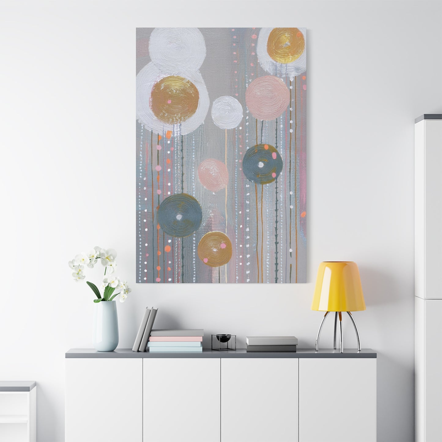 Abstract Oil Painting Print Canvas 20x24,20x30,24x30 24x32,24x36,30x40 32x48,36x48,40x60 Pine-Wood Inner Frame ABS-106