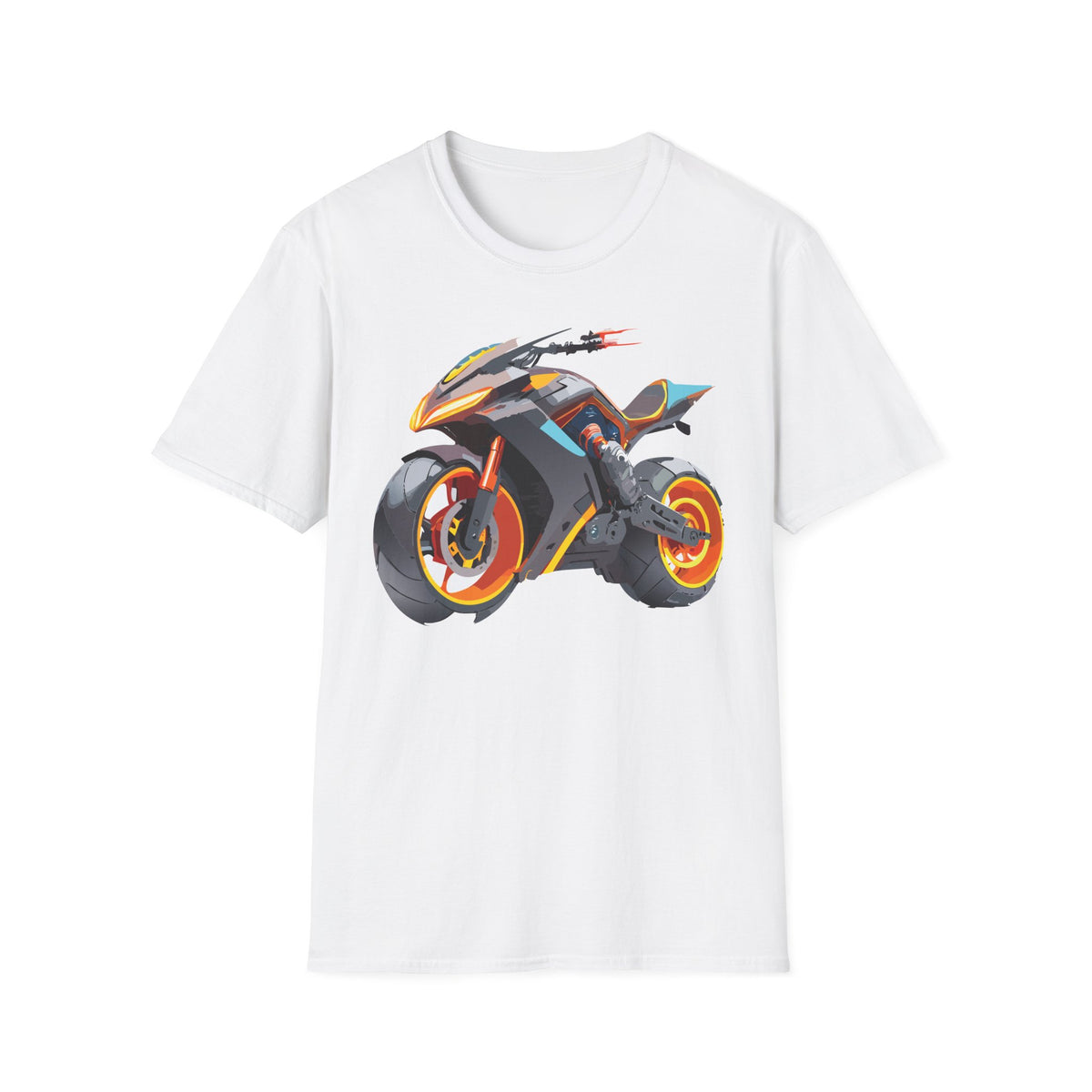 Moto Bike Motorcycle Graphic Tee Gildan Unisex 100 Cotton Tee Shirt m4