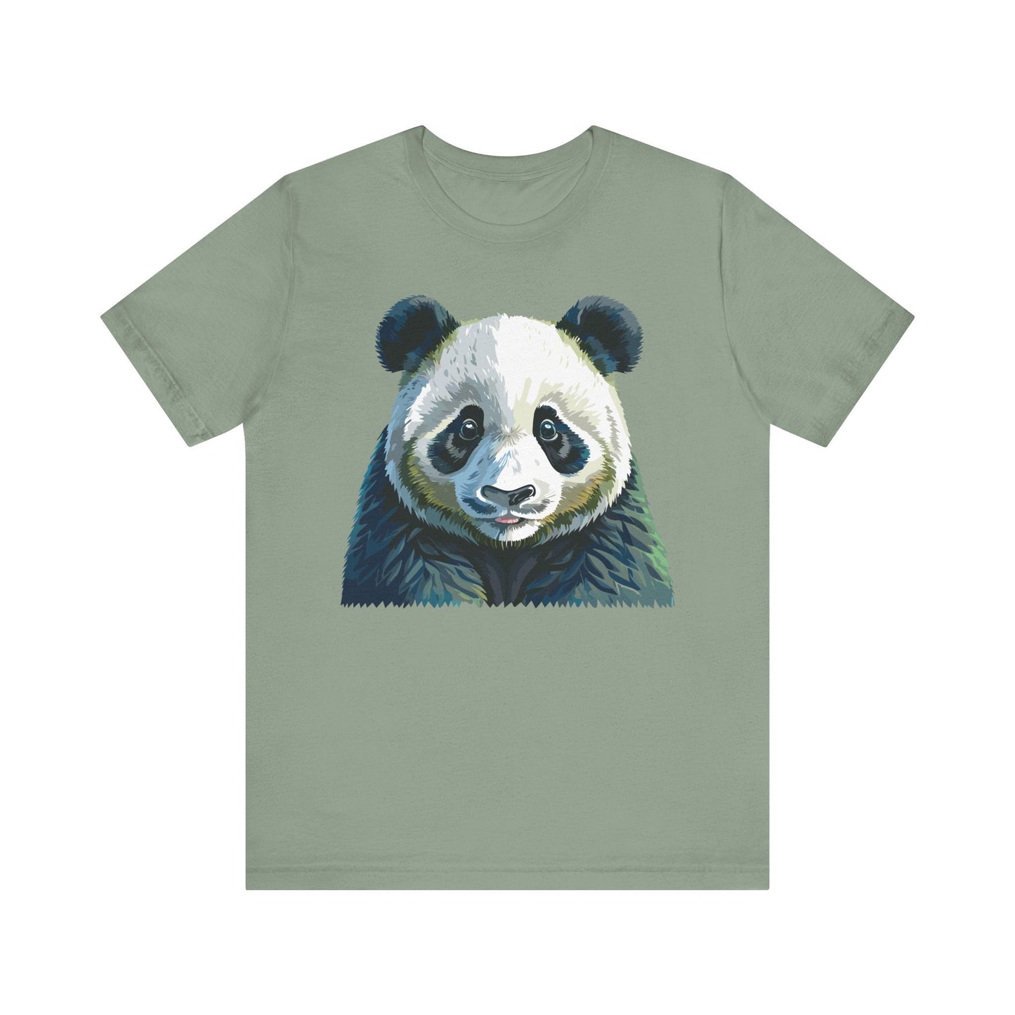 Unisex Animal Graphic Tee Shirt With Wild Animals Art Design Gildan Softstyle 64000