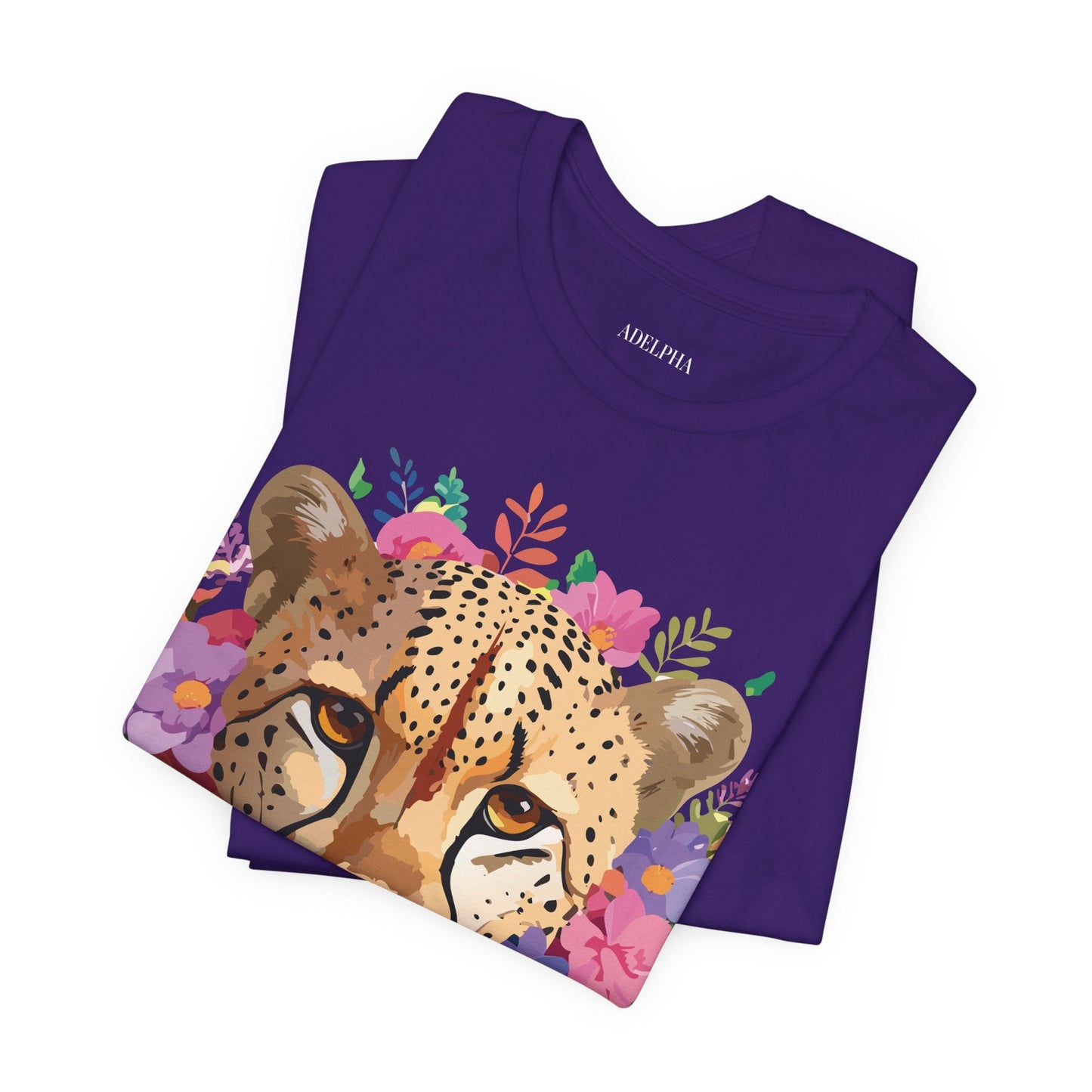 Cheetah Graphic Unisex 100 Cotton Artwork Tee 1