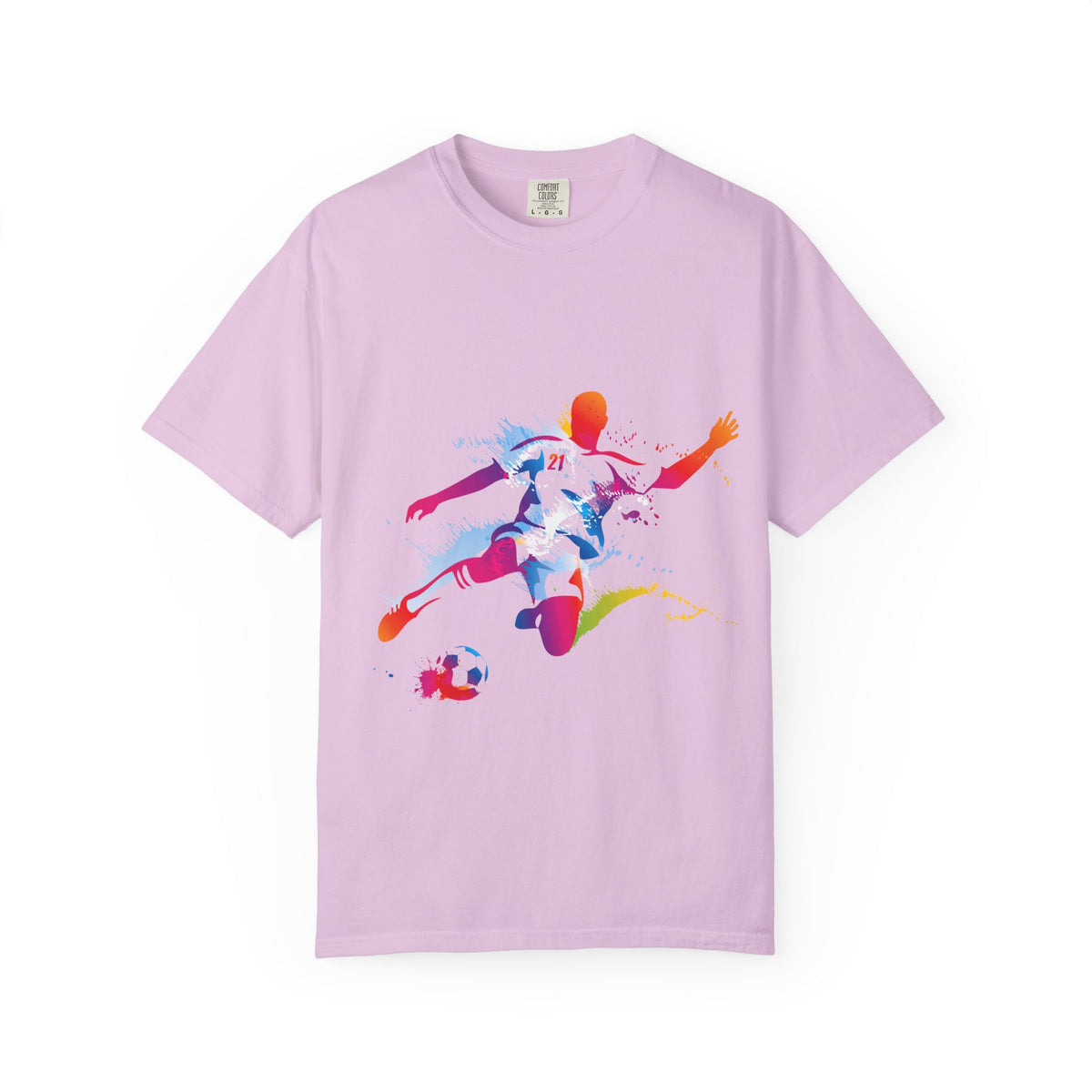 Sports Graphic Unisex T-Shirt Garment Dyed Cotton Relaxed Fit Comfort Colors 5