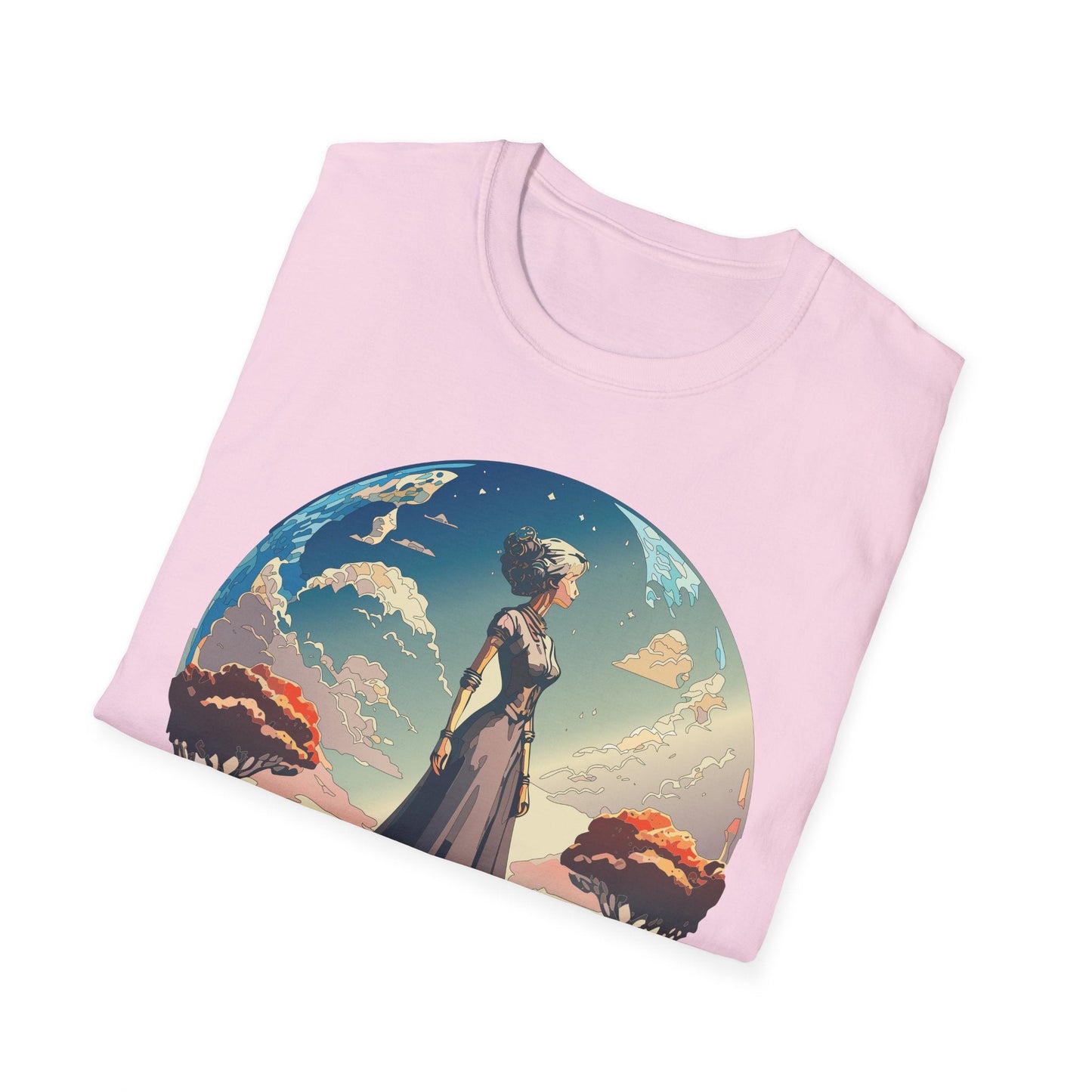 Womens Graphic T Shirt Art Design Tee Gildan Softstyle 64000 Unisex Cotton Short Sleeve