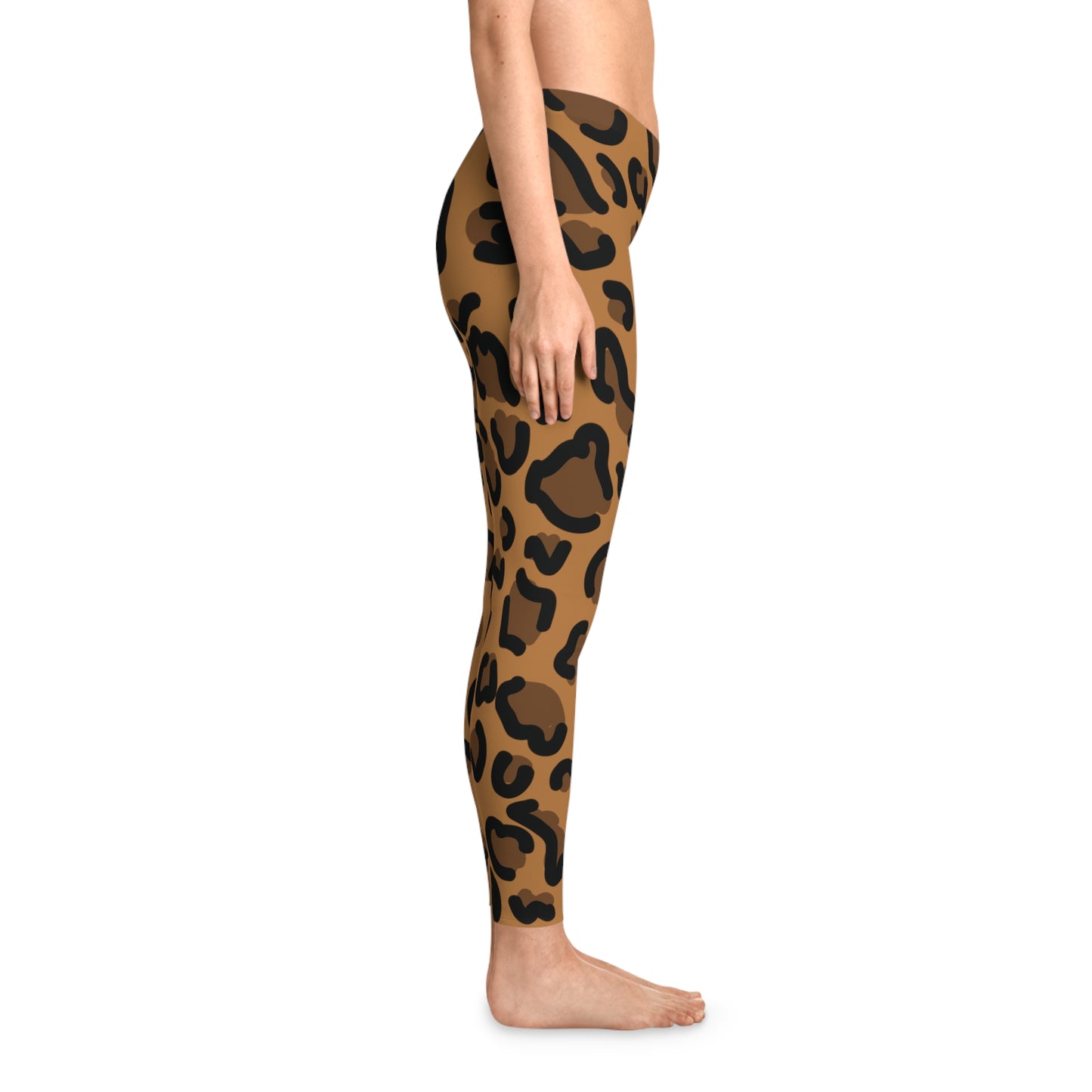 Leggings with animal print