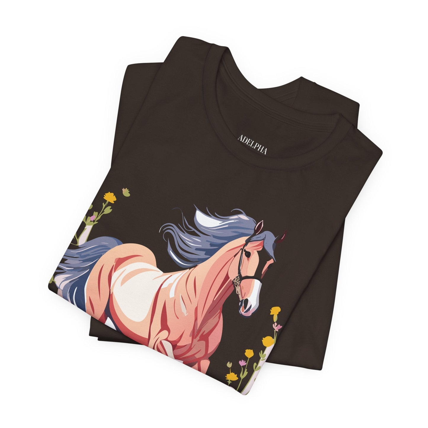 Horse Graphic Unisex 100 Cotton Vintage Animal Art T-Shirt 8