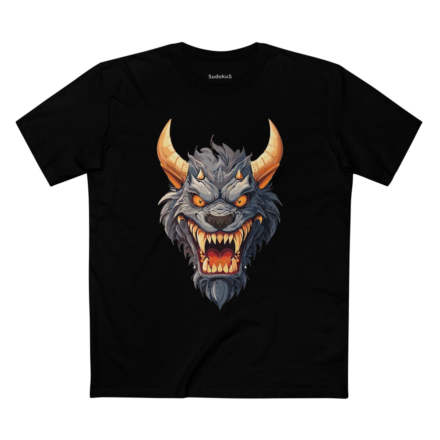 Cartoon Monsters Graphic Unisex 100 Cotton Staple Tee 9