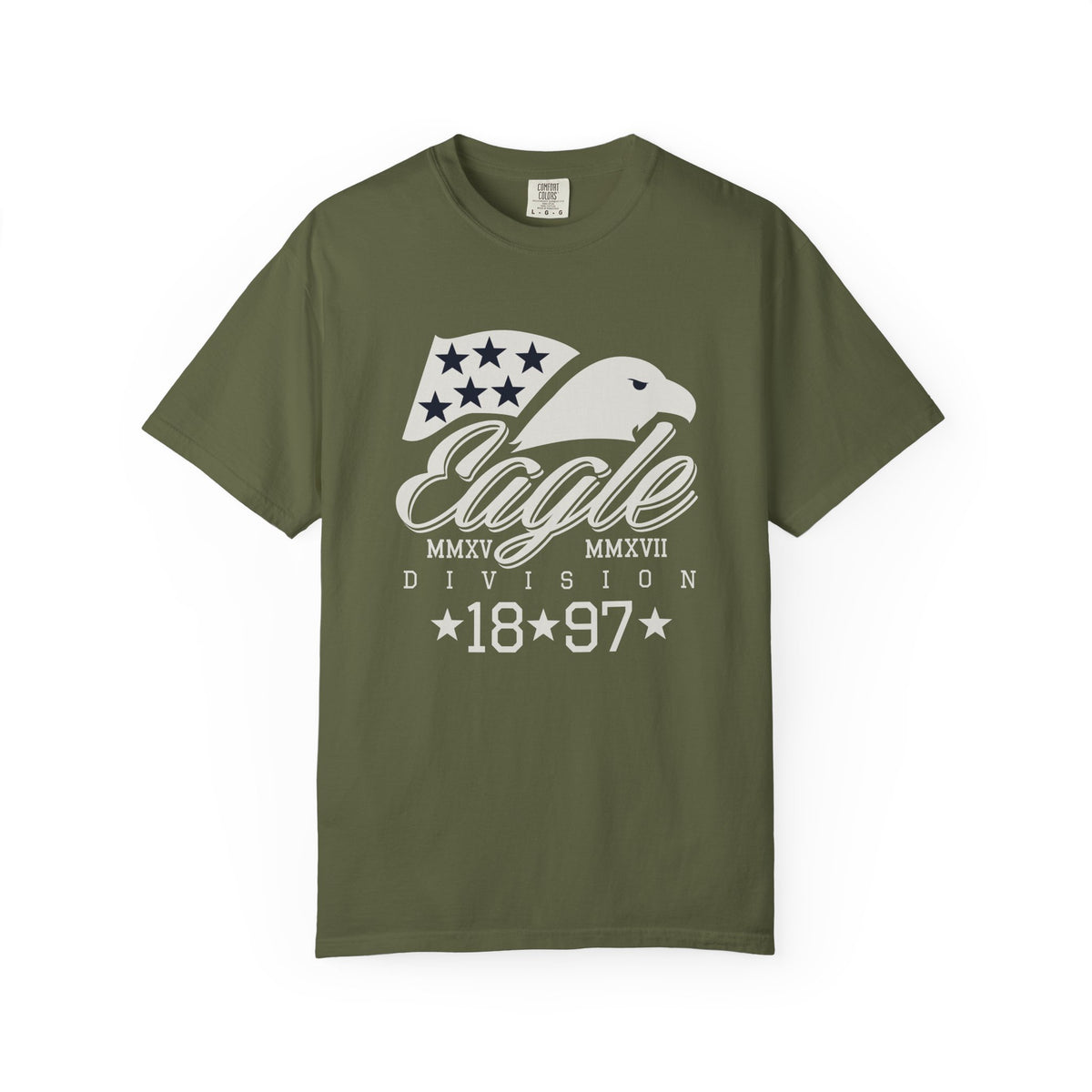 Bald Eagle Division Retro College League Unisex Comfort Colors Garment-Dyed Heavyweight 100 Cotton Art Design T-Shirt w16