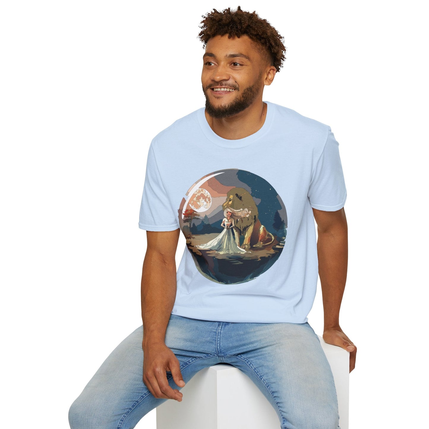 Womens Graphic T Shirt Art Design Unisex Softstyle 64000 Gildan Short Sleeve Tee
