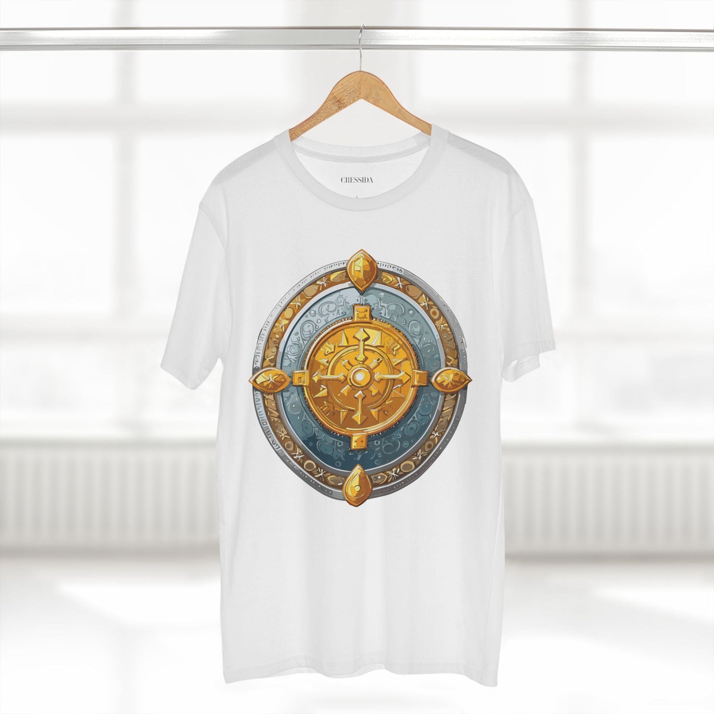 Antique Gold Coin Graphic Design T-Shirt Unisex 100 Cotton With Golden Print Artwork Tee 7