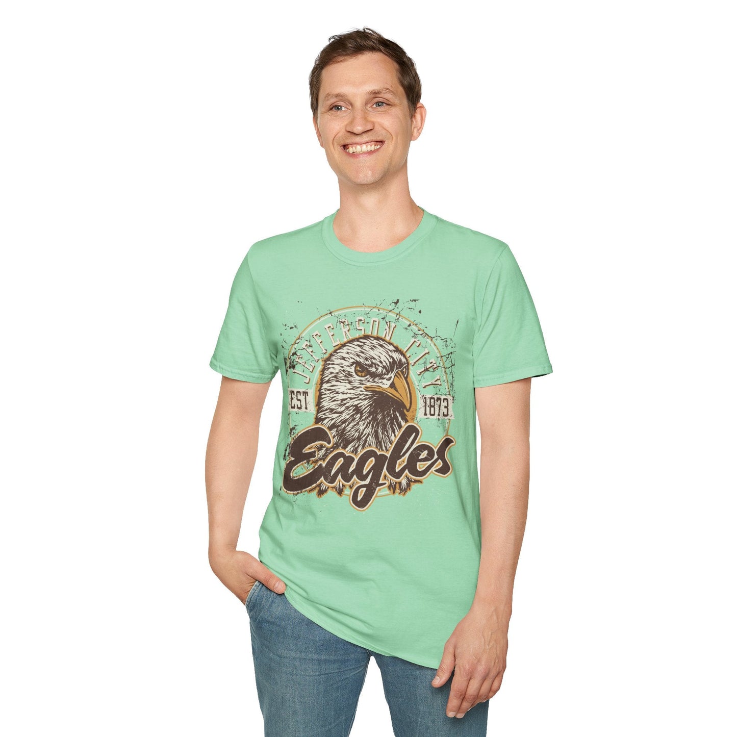 Unisex Art Design Graphic Tee Shirt With Graphic Design Gildan Softstyle 64000 For Comfort