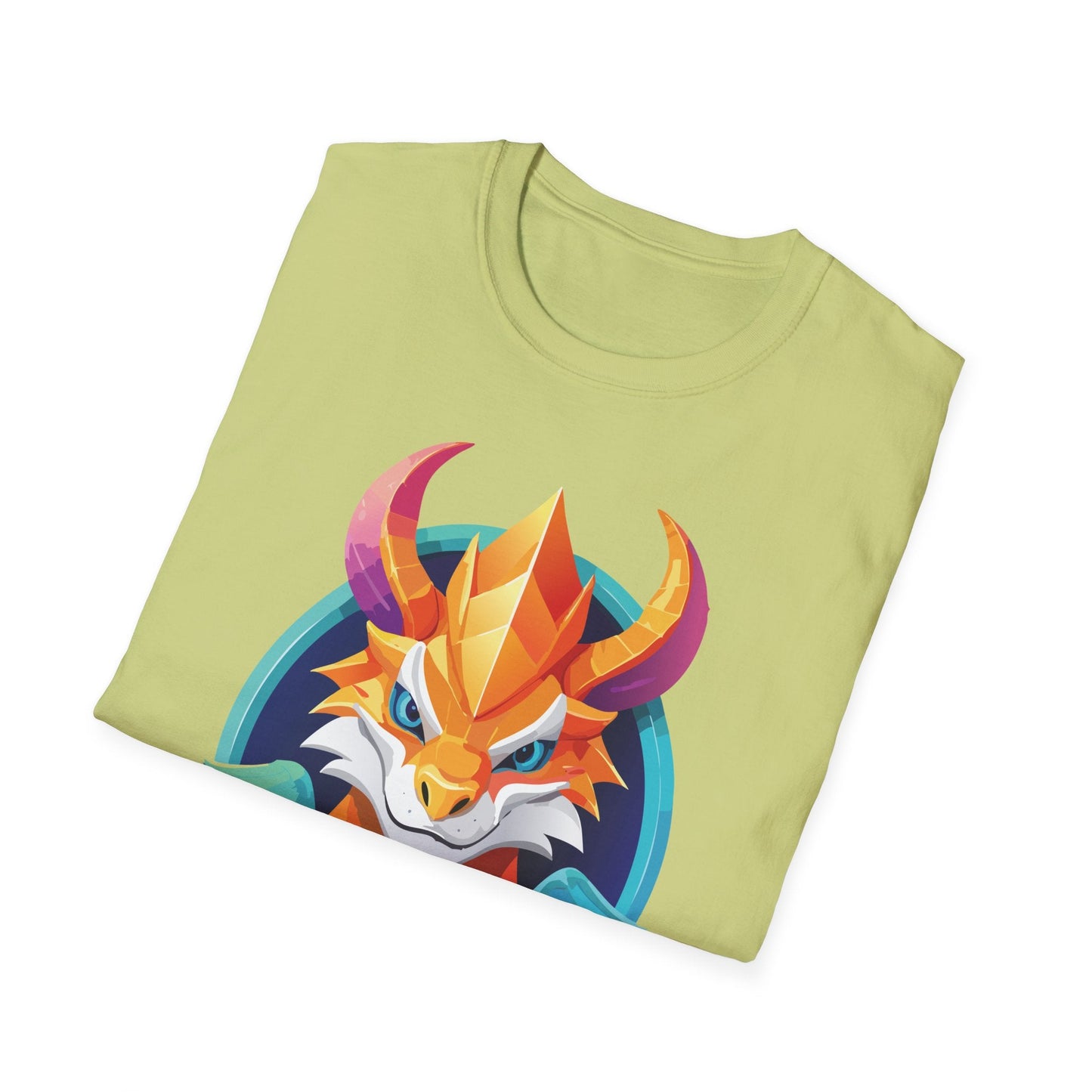 Dragon T Shirt Unisex Gildan Softstyle 64000 Comfortable Cotton Tee With Animal Design