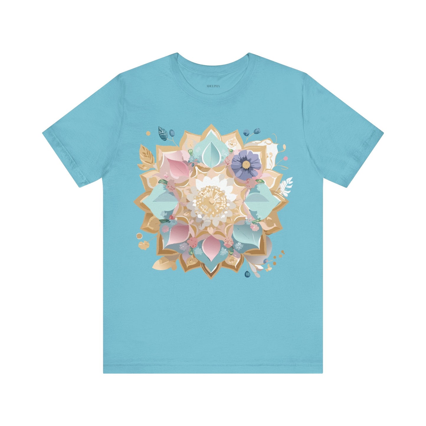Adelpha Mandala Graphic Tee Unisex Jersey Short Sleeve Vintage Inspired Artwork Shirt