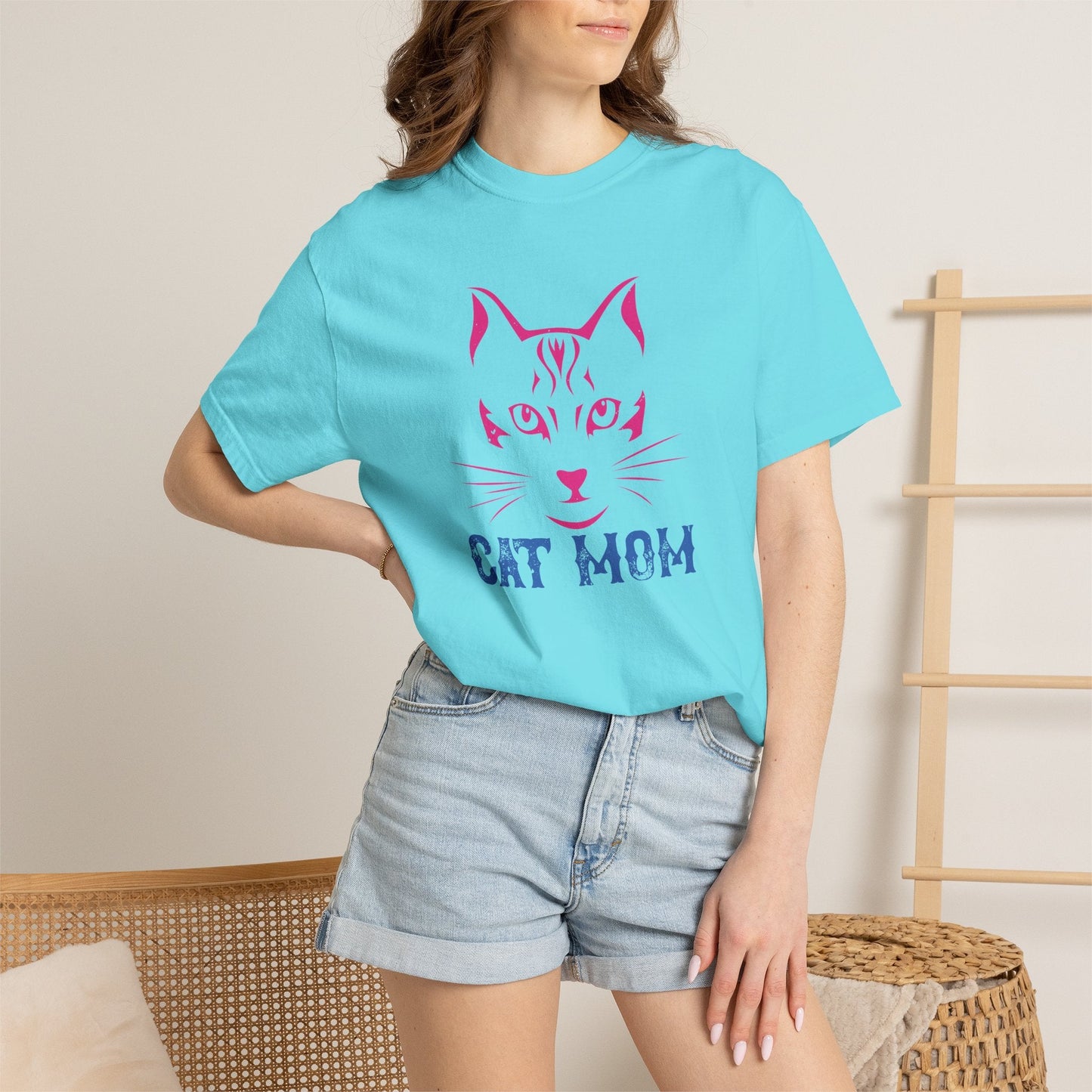Mom T-shirt Mother Day Mama Tee Unisex Comfort Colors Garment-Dyed Cotton h66