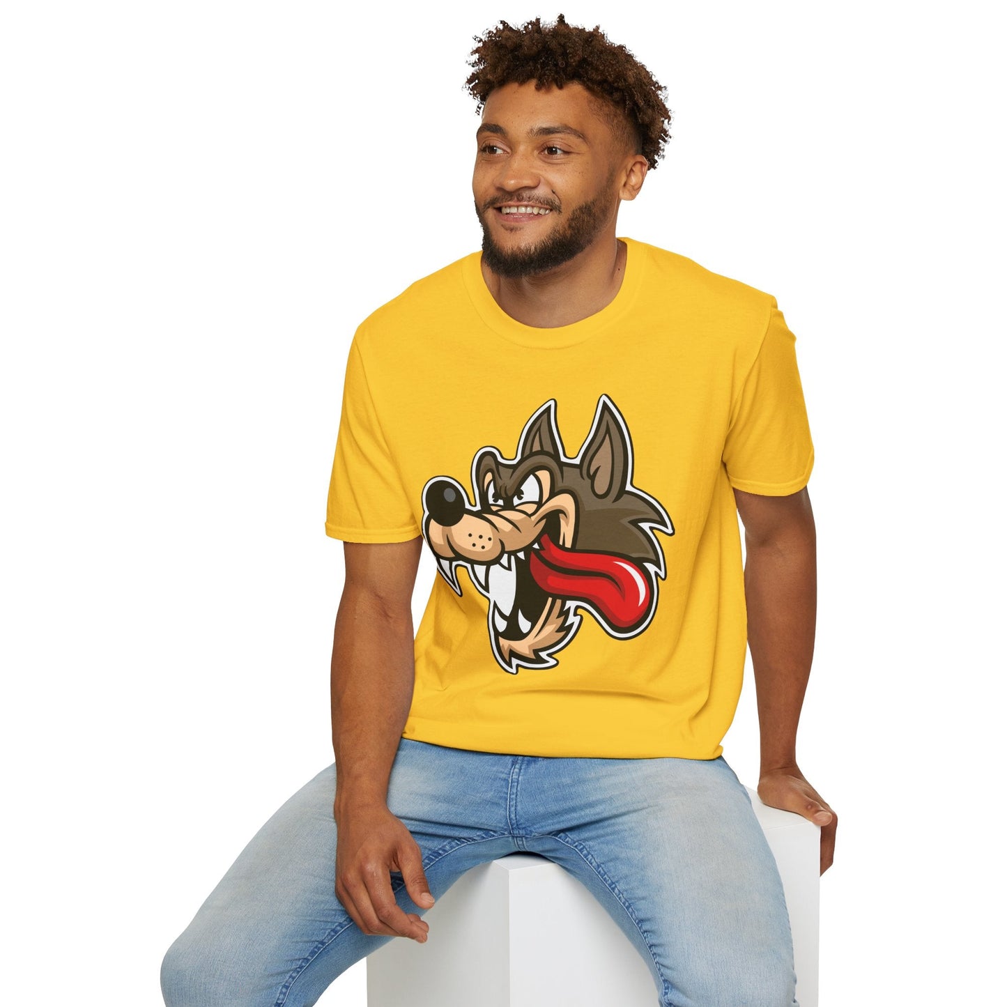Cartoon T Shirt Animation Tee Unisex Funny Tee Gildan Softstyle 64000 100 Percent Cotton
