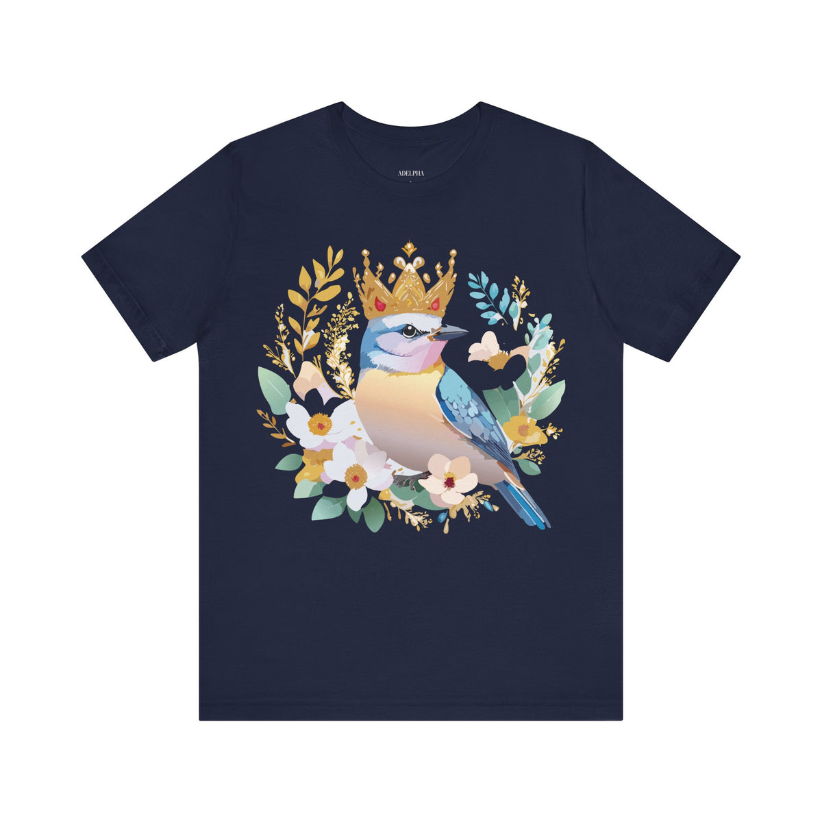Medallion Graphic Unisex Cotton Bella+Canvas Tee with Art Design d81
