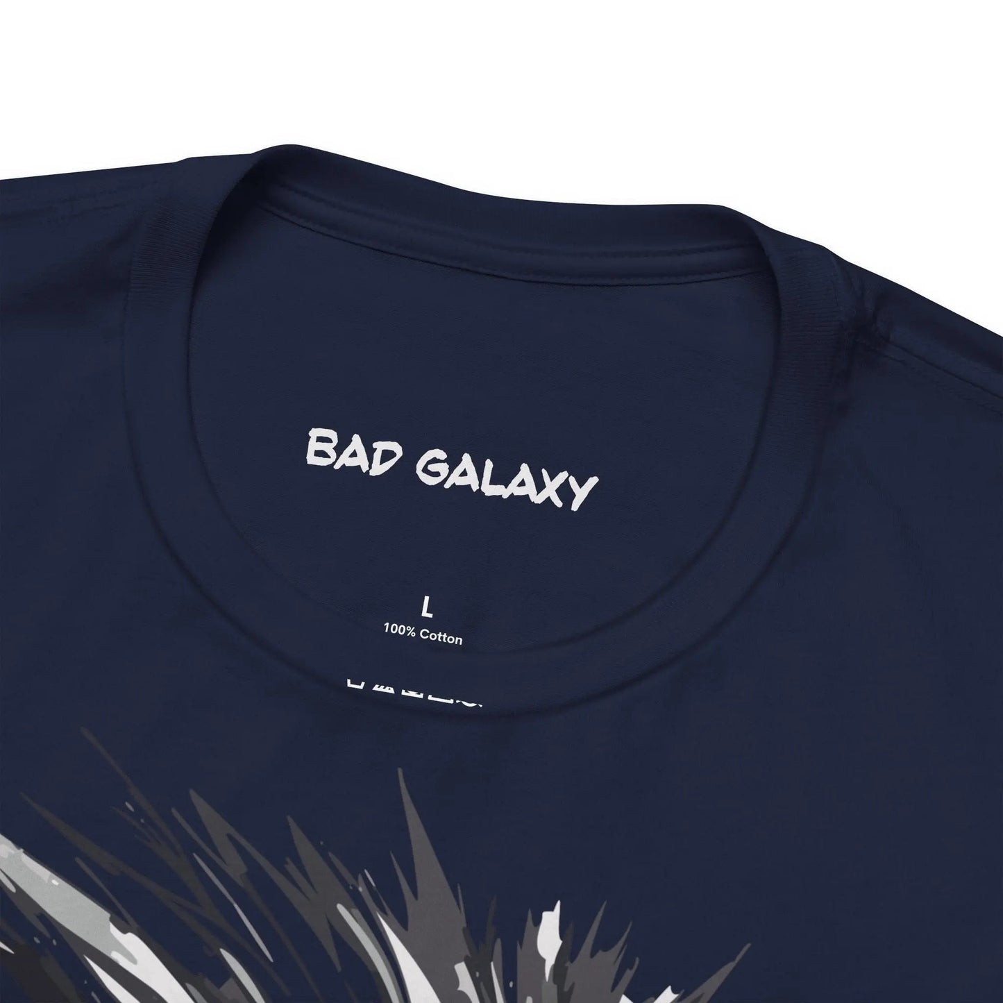 Bad Galaxy Punk Rock Tee Shirt Lightweight Fabric Made To Order 100 Percent Cotton Eco Friendly Inks