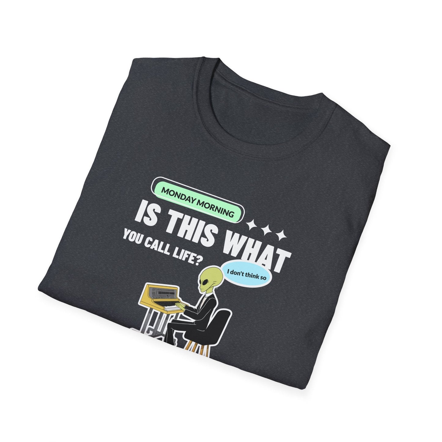 Alien Office Worker T-Shirt Unisex Cotton