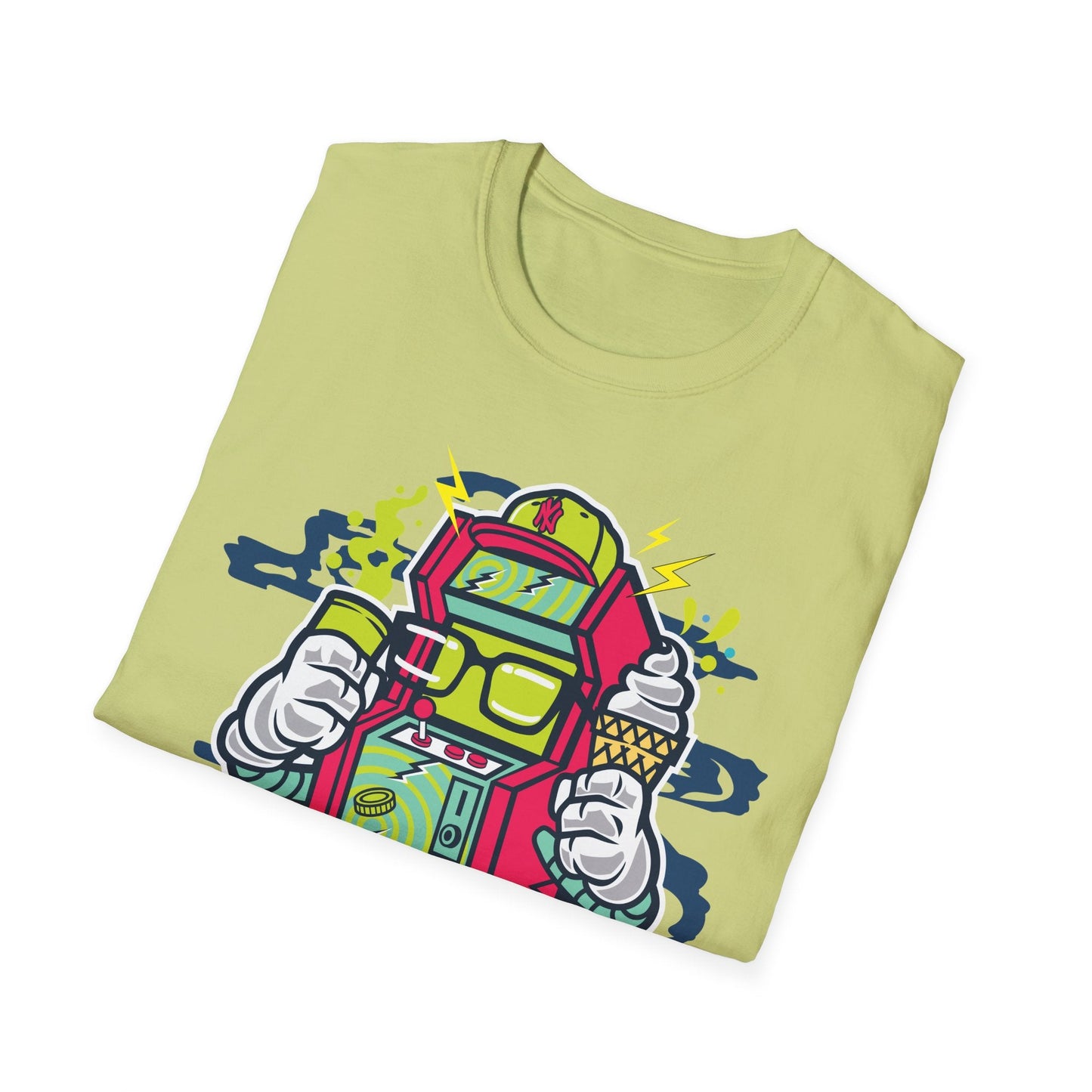 Cartoon T Shirt Animation Tee Funny Graphic Unisex Gildan Softstyle 64000 100 Percent Cotton
