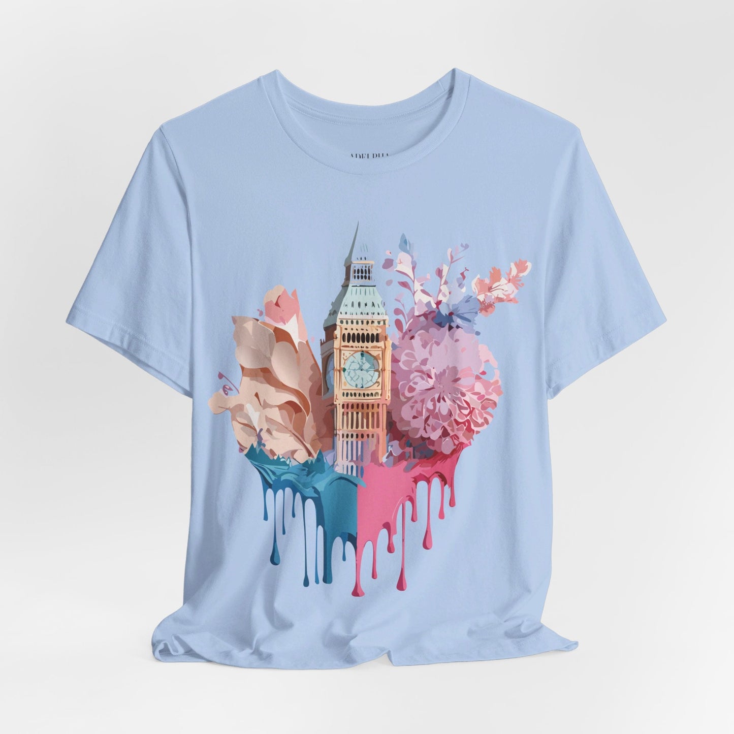 London Tourist Shirt Graphic Tee Unisex Jersey Short Sleeve Adelpha Vintage Inspired Artwork