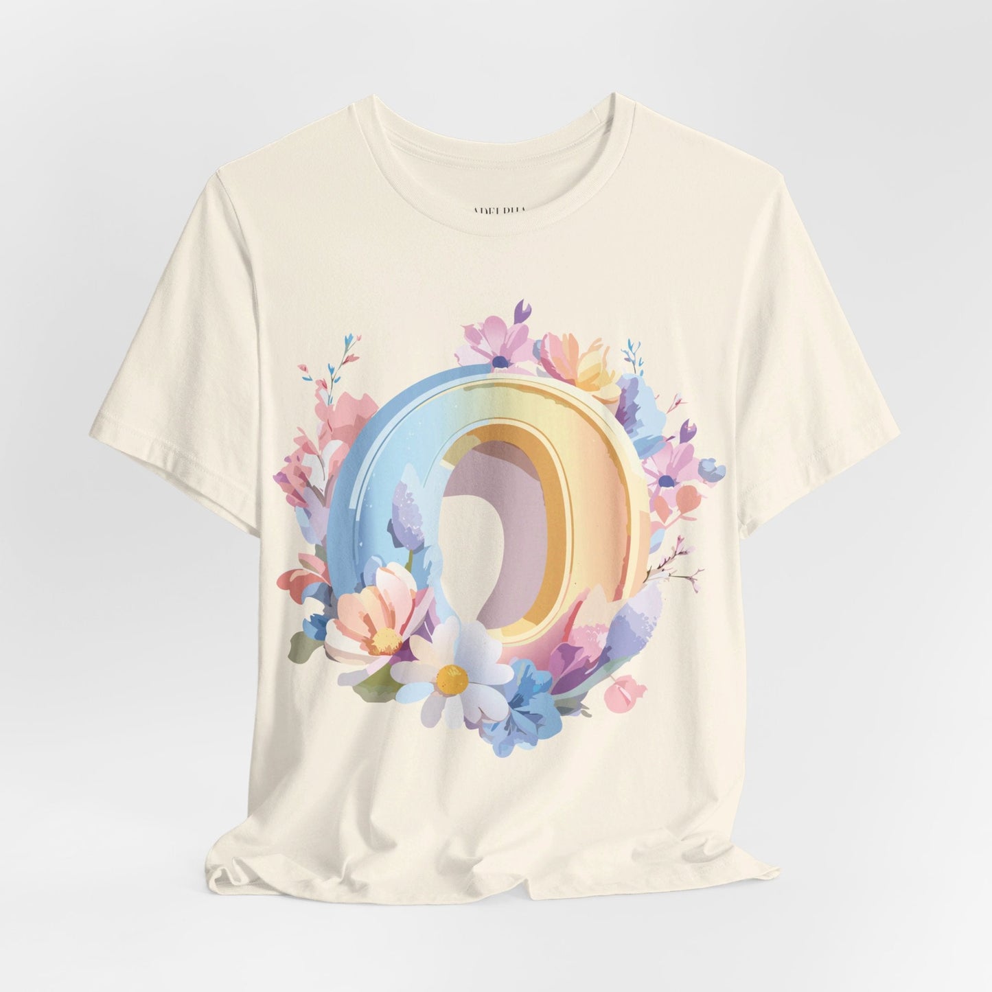 Adelpha Letter O Shirt Unisex Graphic Tee Vintage Inspired Art Design Jersey Short Sleeve