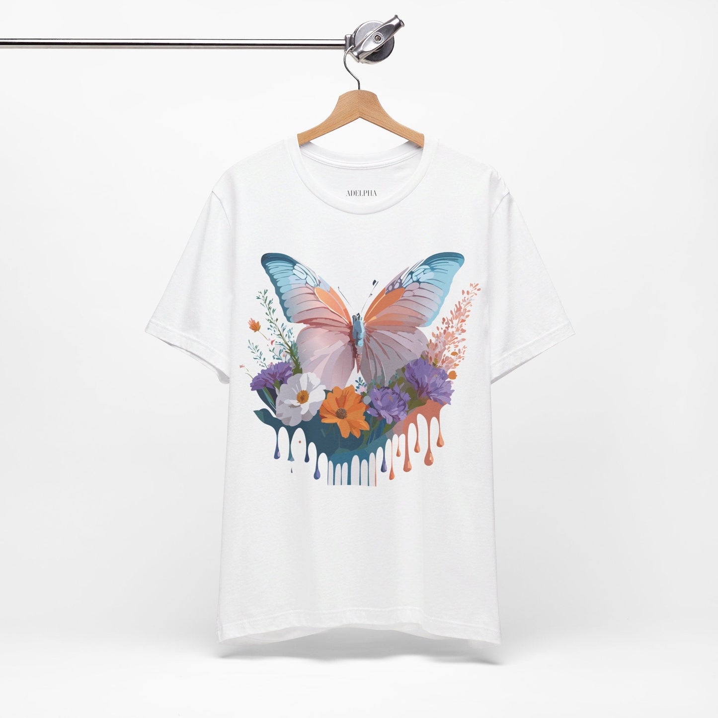 Butterfly Graphic Tee Unisex Jersey Short Sleeve Adelpha Art Design