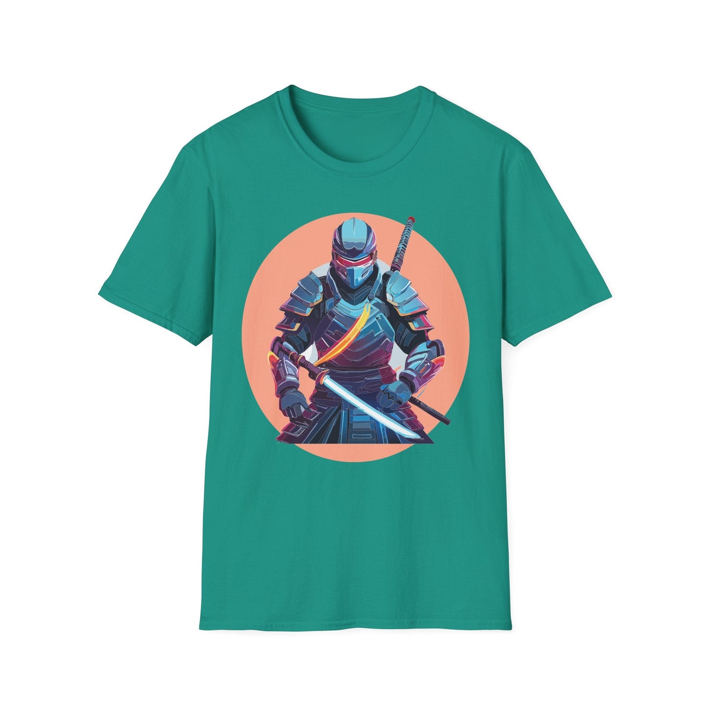 Samurai Shirt Unisex T Shirt 100 Percent Ring Spun Cotton Softstyle Tee Gildan 64000