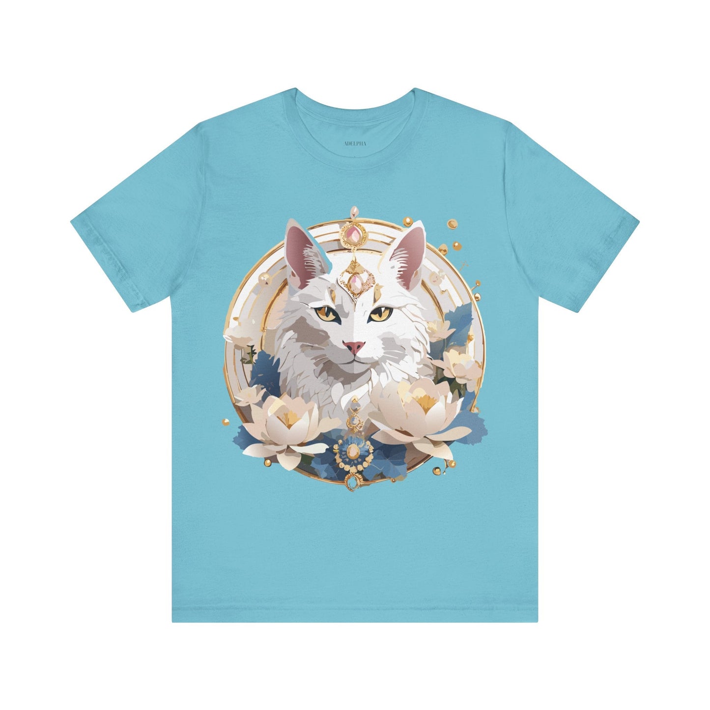 Medallion Shirt Graphic Tee Unisex Short Sleeve Art Print Adelpha Vintage Inspired