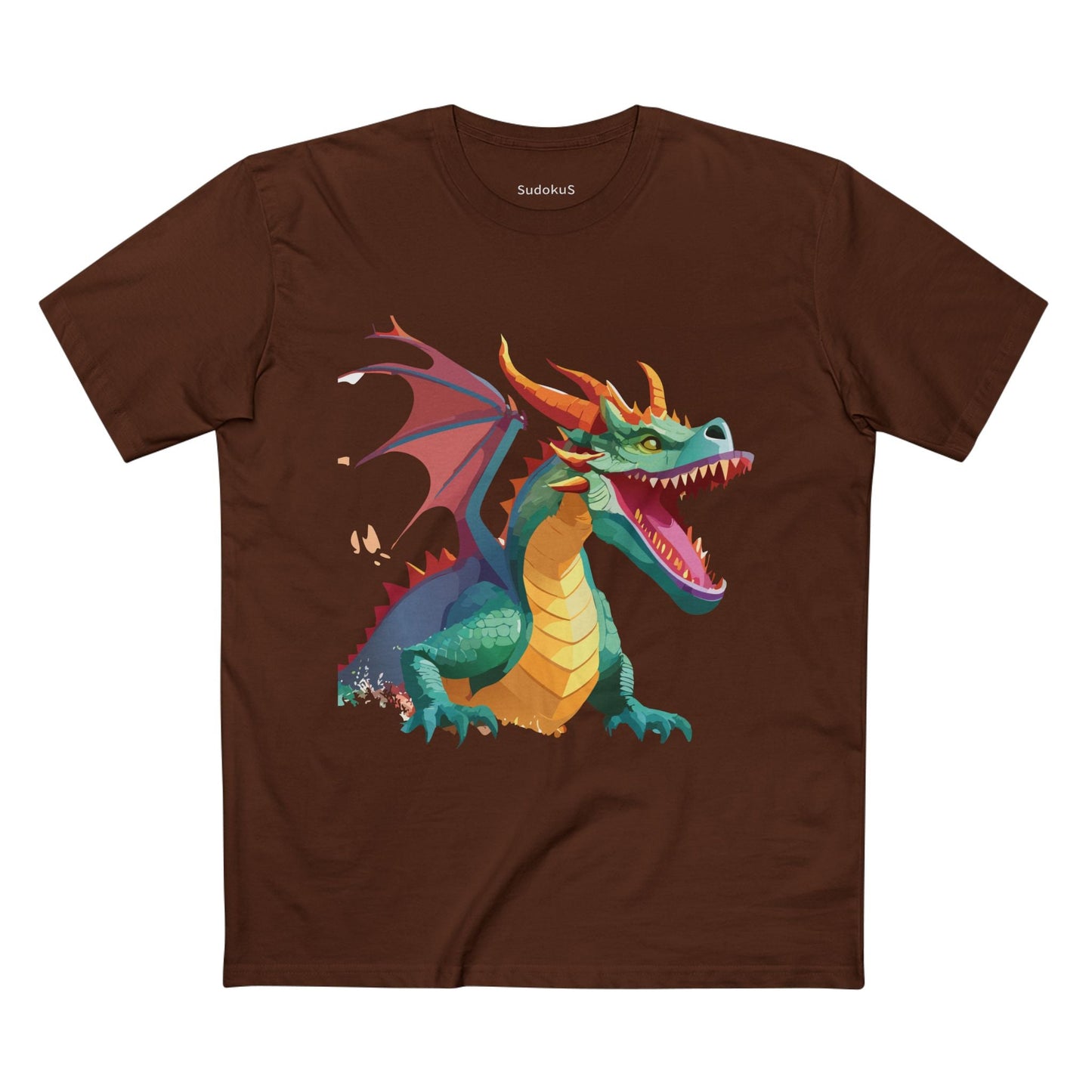 Dragon Graphic Unisex 100 Cotton Staple Tee 3