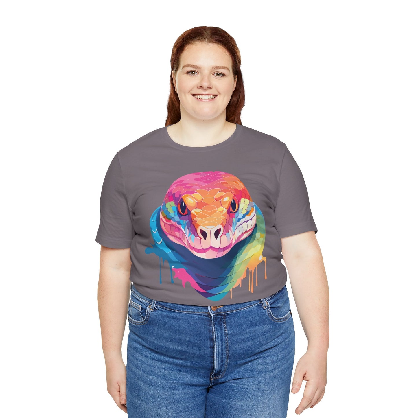Unisex Animal Shirt With Art Design Wild Animals Graphic Print Casual Short Sleeve Tee
