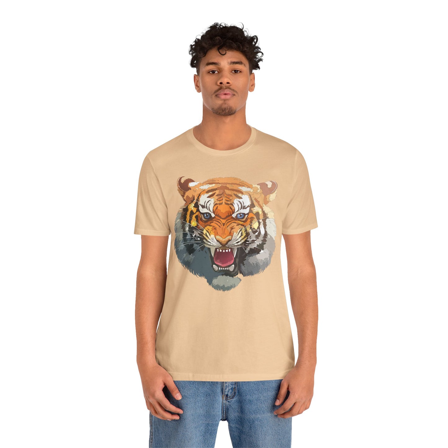 Tiger Shirt, Animal Shirt, T-Shirt with Tiger, Art Design Tee, Animal Tees, Safari T-Shirt, Graphic Design Tee 14