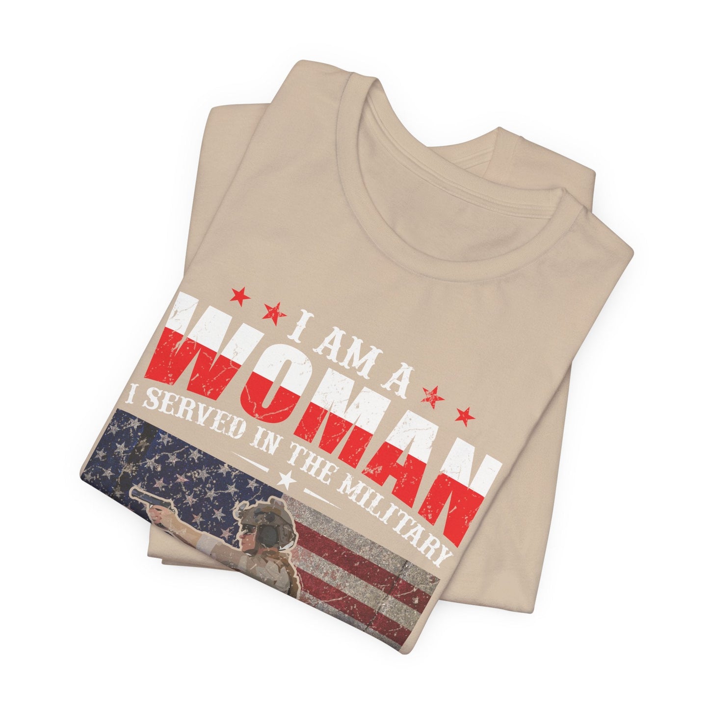 Army Veteran Patriotic Graphic Design Unisex Cotton T-Shirt v27