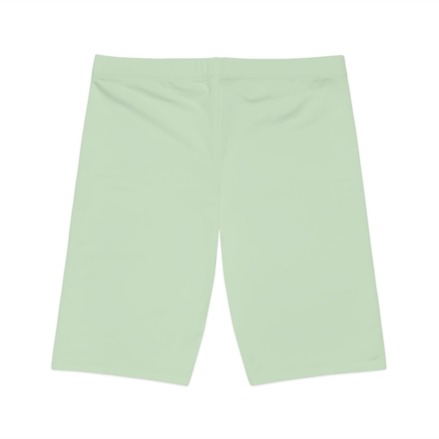 Green Color Biker Shorts, Green Biker Shorts
