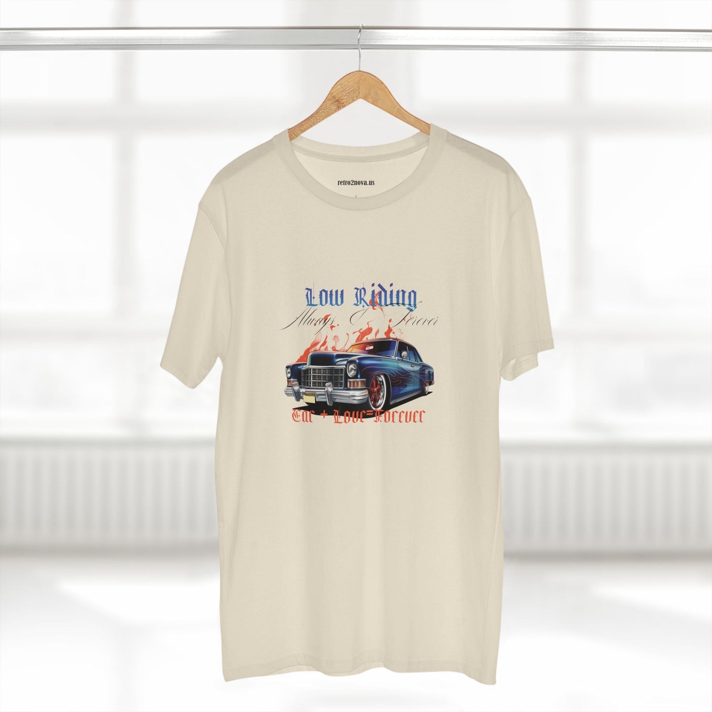 Retro Car Shirt RC28 Vintage Car Tee Unisex Premium Cotton With Original Art Design